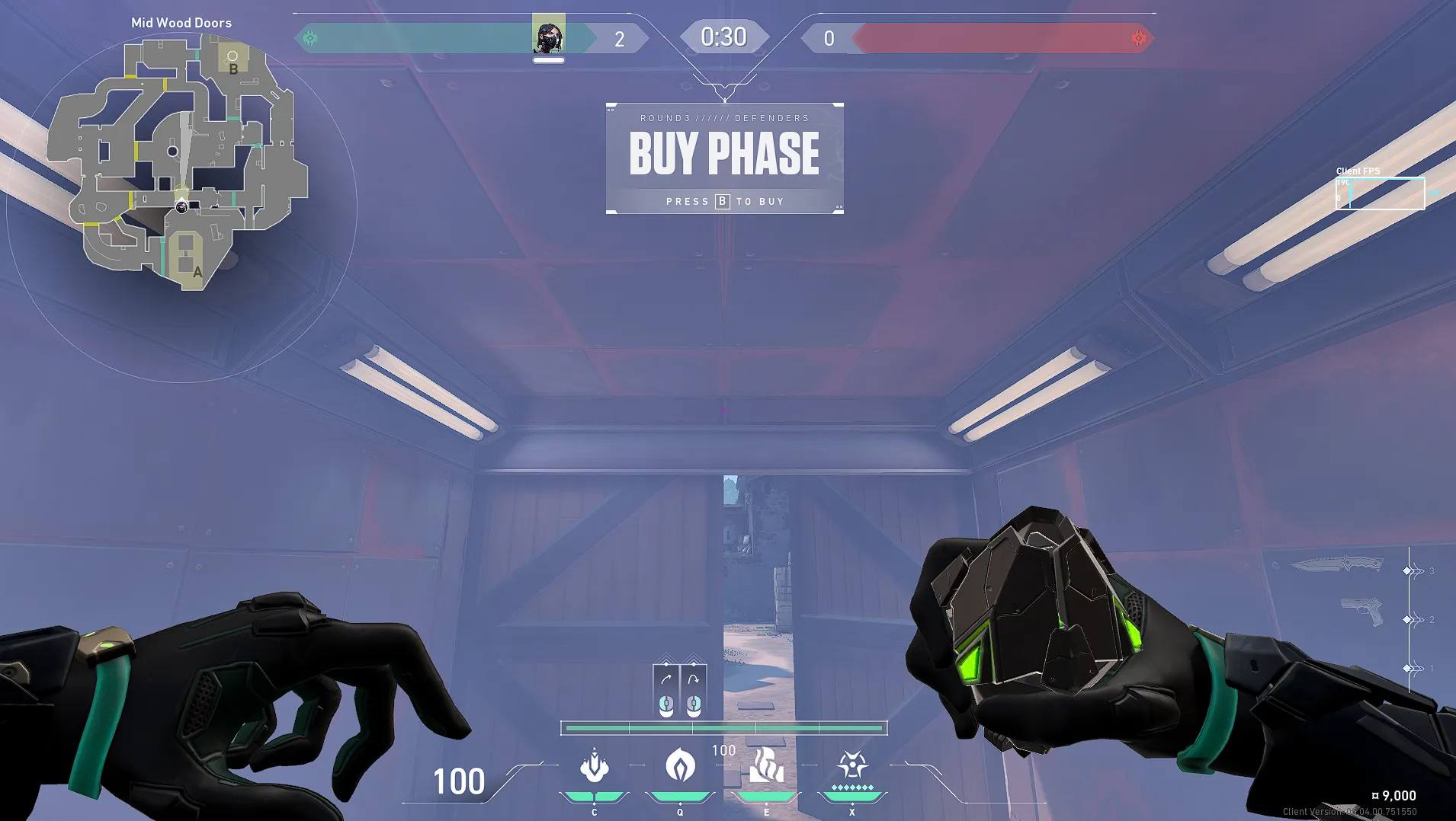 Viper Poison Cloud on Breeze Defense Mid — step 2 of 6: Aim — line up the shot