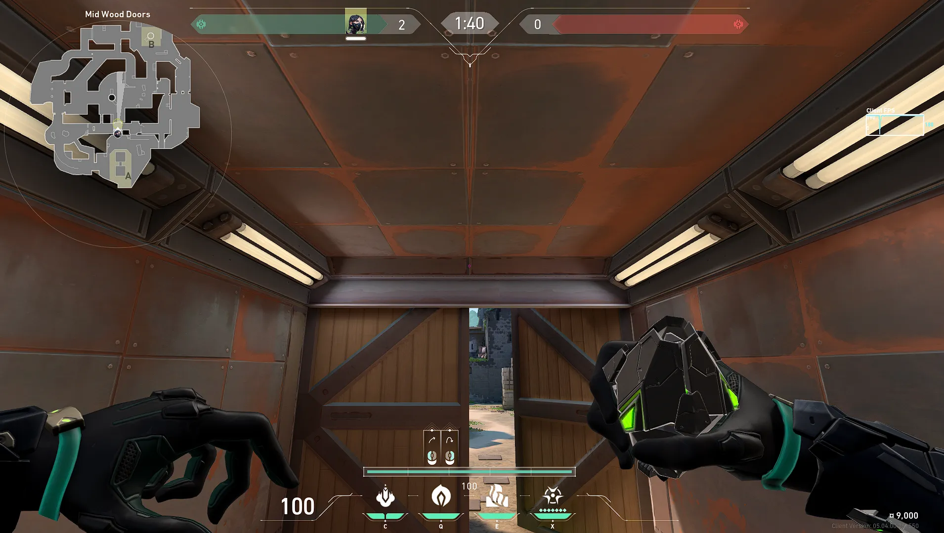 Viper Poison Cloud on Breeze Defense Mid — step 3 of 6: Aim — line up the shot