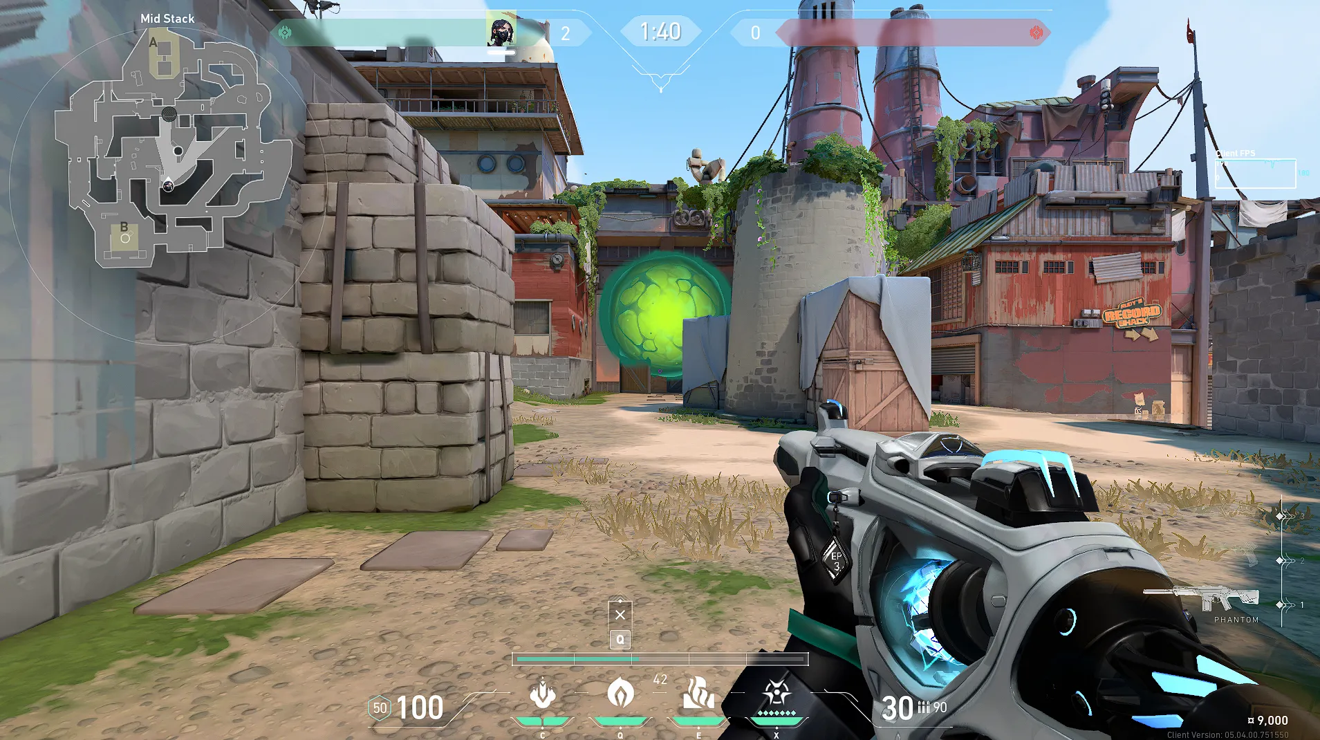 Viper Poison Cloud on Breeze Defense Mid — step 4 of 6: Aim — line up the shot
