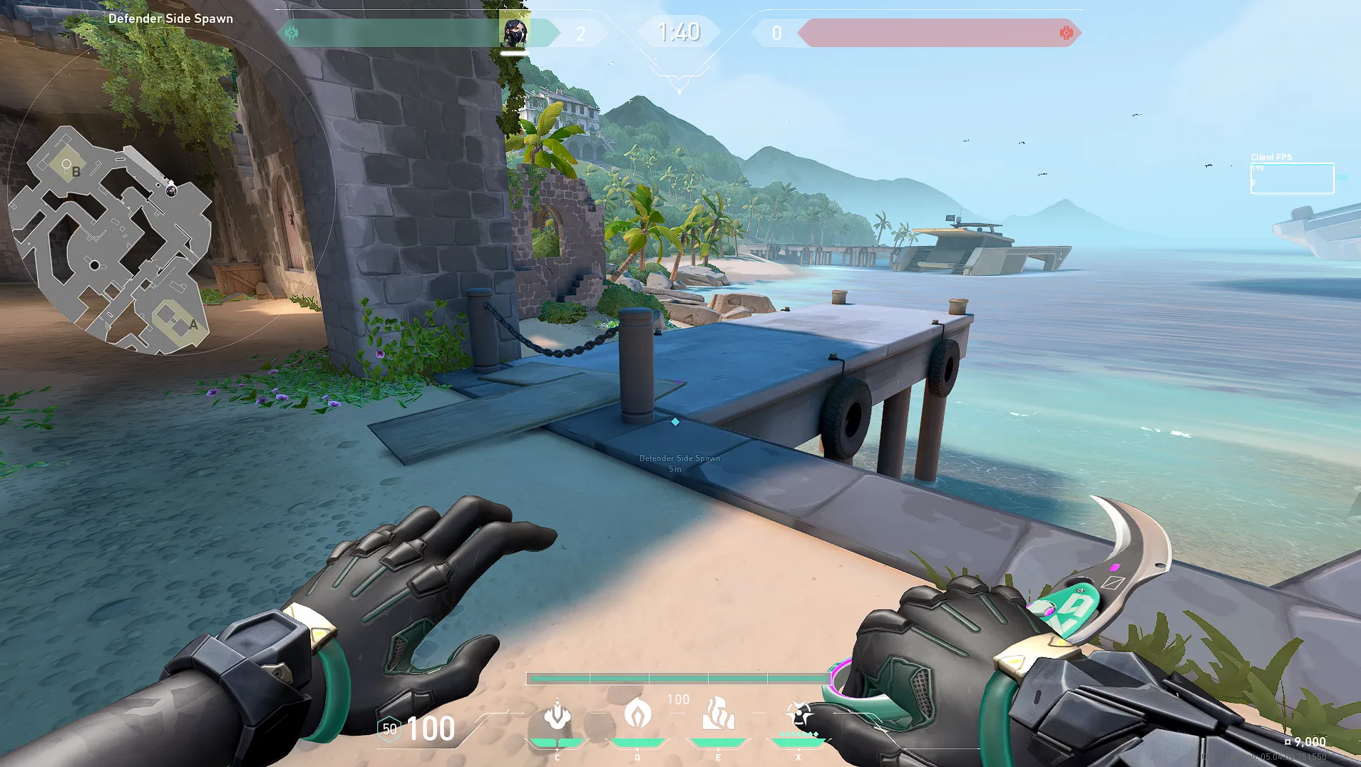 Viper Snake Bite on Breeze Attack Site B — step 1 of 3: Position — where to stand
