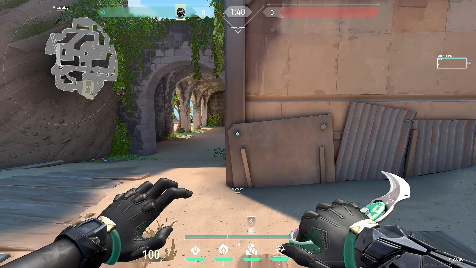Viper Snake Bite on Breeze Attack Site A — step 1 of 3: Position — where to stand