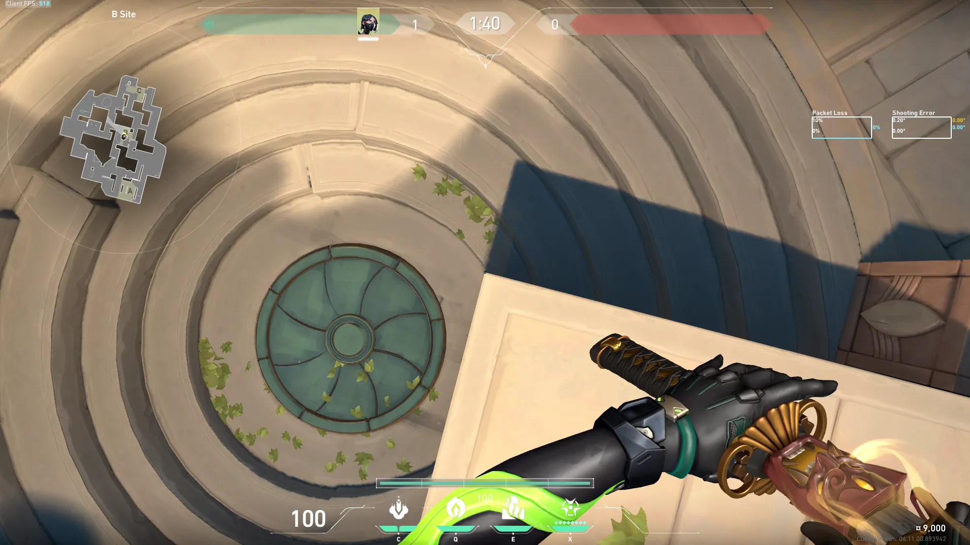 Viper Snake Bite on Lotus Defense Site C — step 2 of 4: Aim — line up the shot