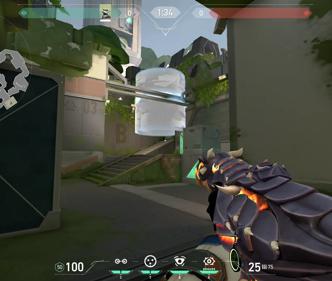 Cypher Cyber Cage on Fracture Defense Site B — step 3 of 3: Result