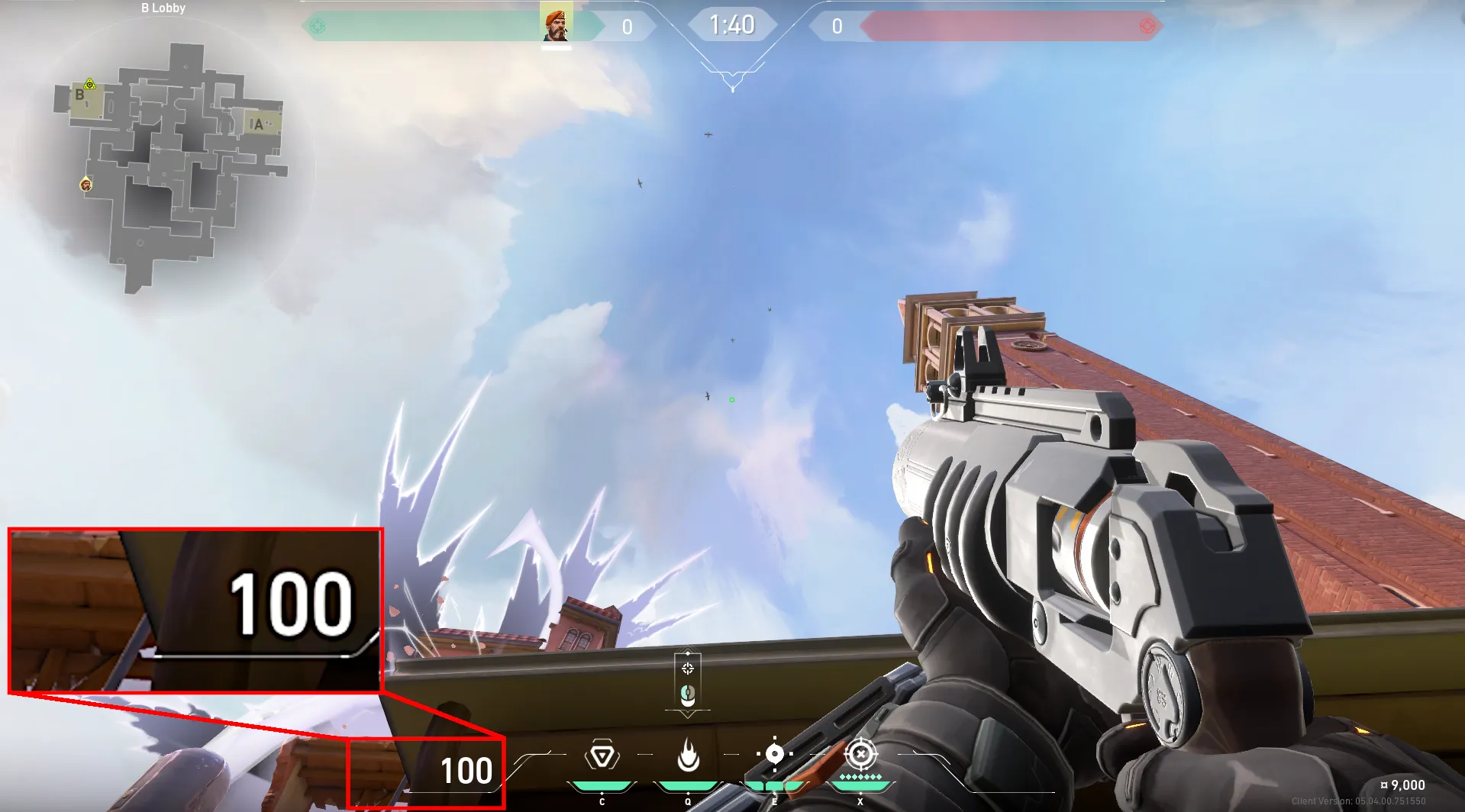 Brimstone Incendiary on Ascent Attack Site B — step 2 of 3: Aim — line up the shot
