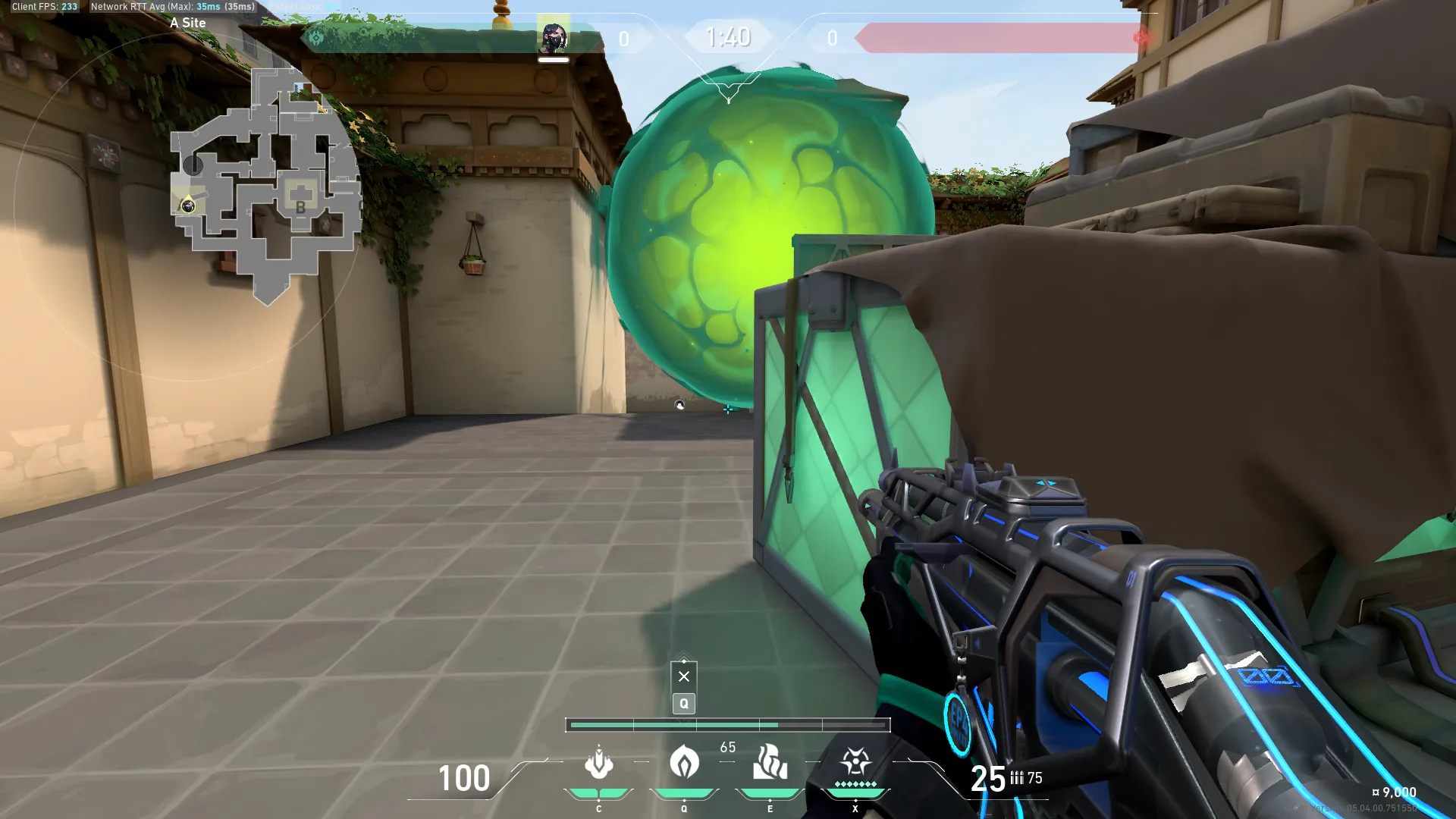 Viper Poison Cloud on Haven Defense Site A — step 3 of 4: Aim — line up the shot