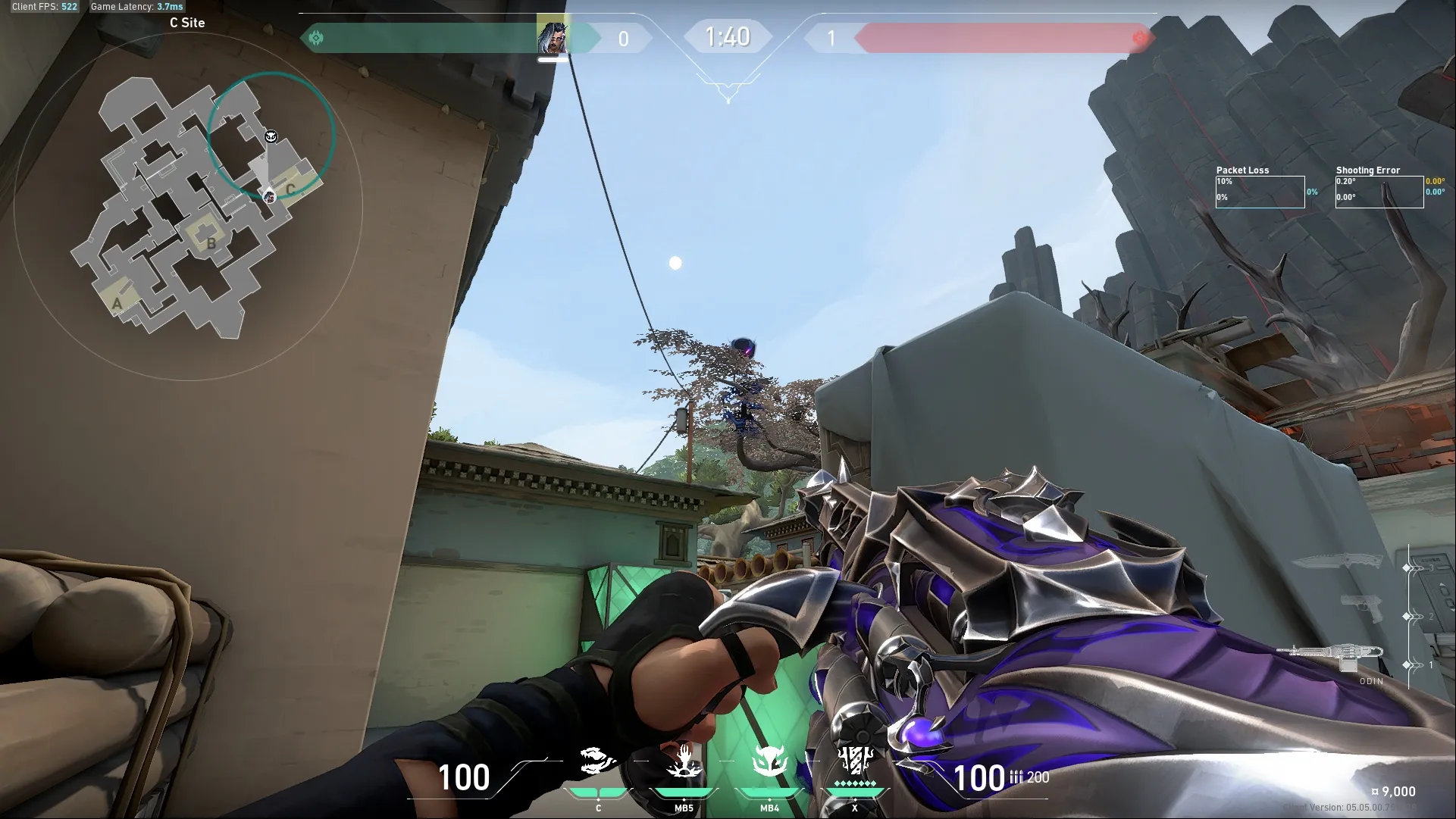 Fade Haunt on Haven Defense Site C — step 2 of 2: Result