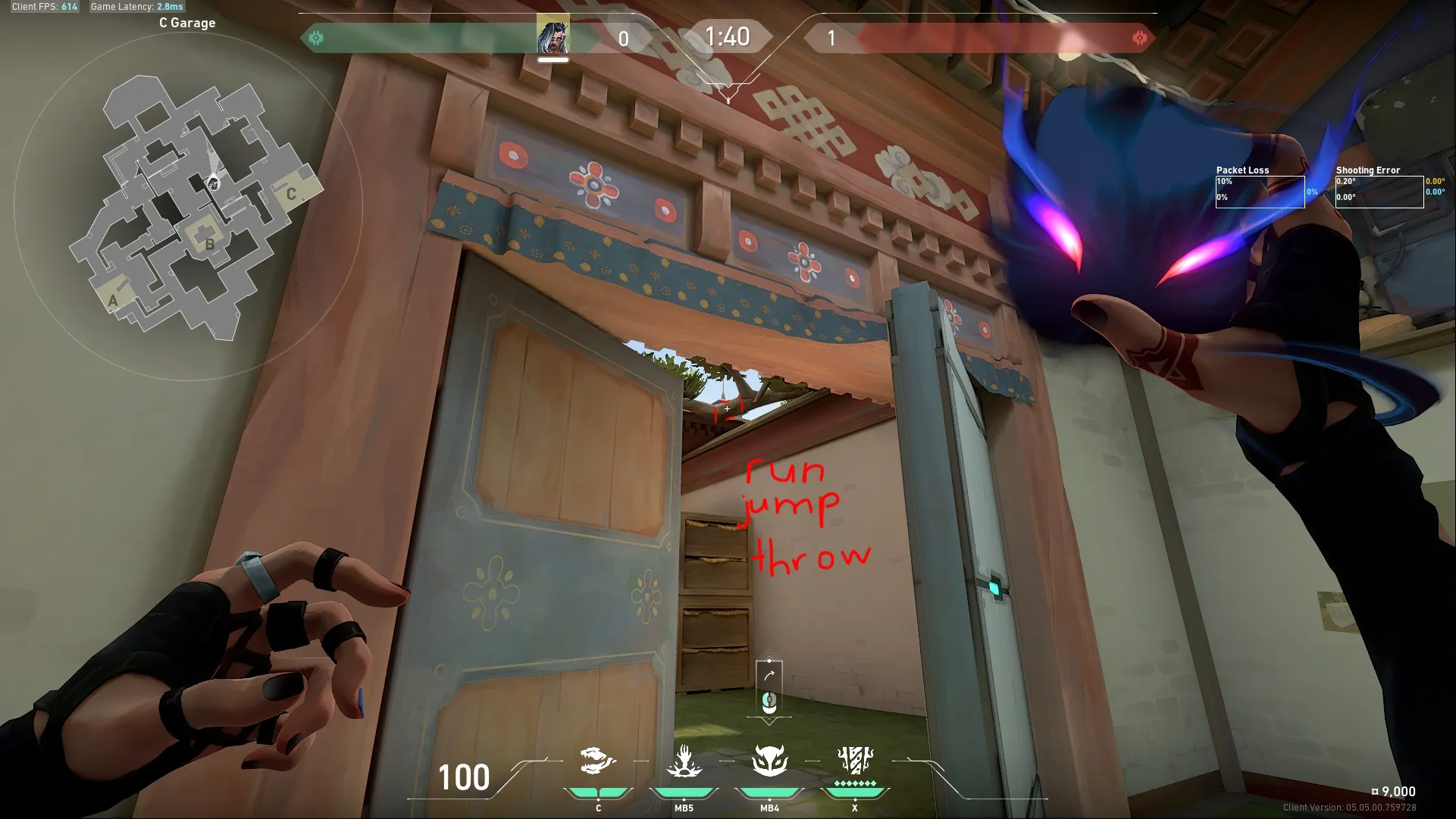 Fade Haunt on Haven Defense Site C — step 2 of 2: Result
