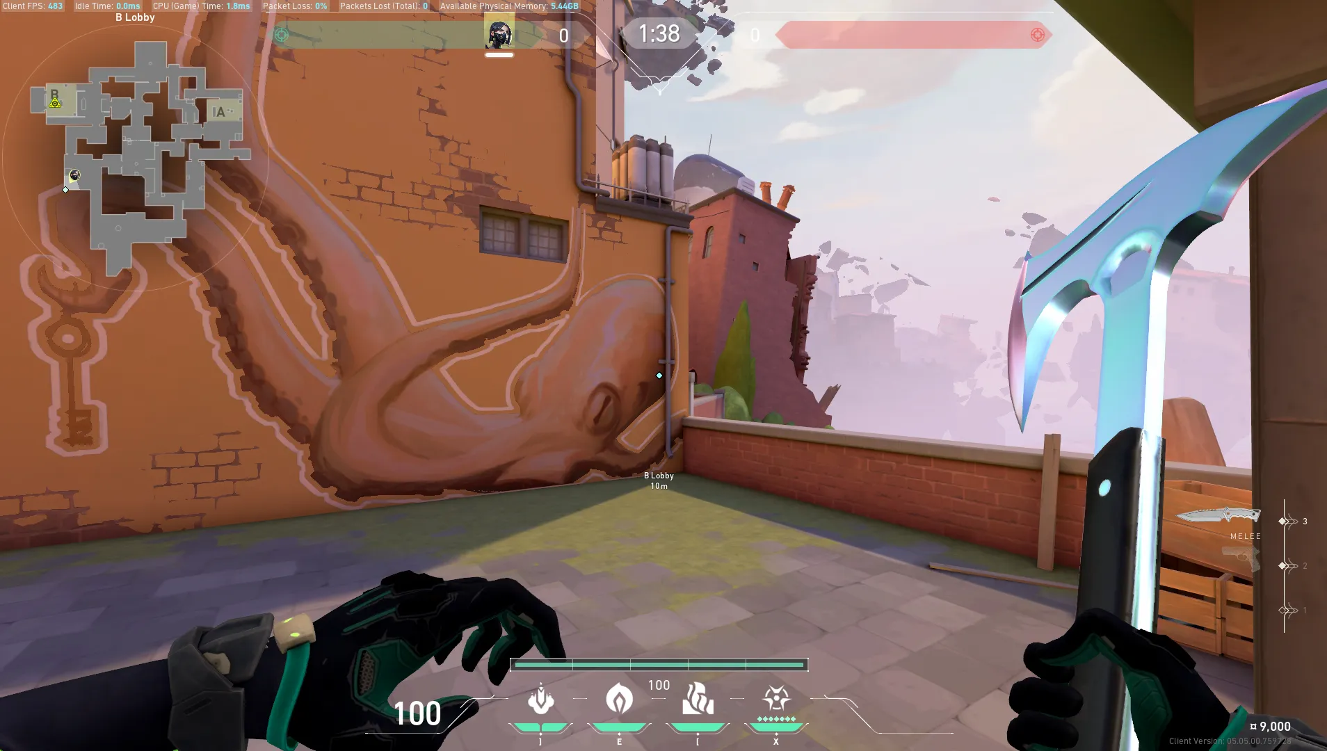 Viper Snake Bite on Ascent Attack Site B — step 1 of 3: Position — where to stand