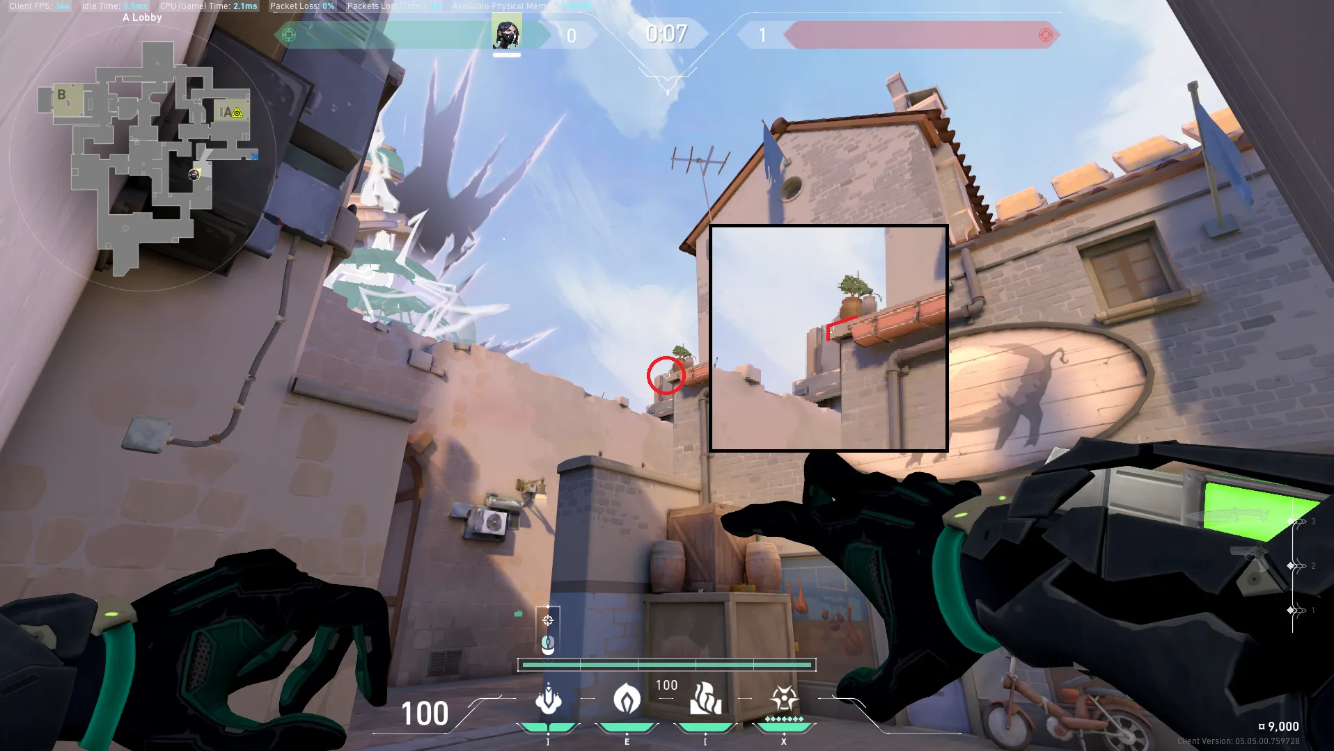 Viper Snake Bite on Ascent Attack Site A — step 2 of 3: Aim — line up the shot