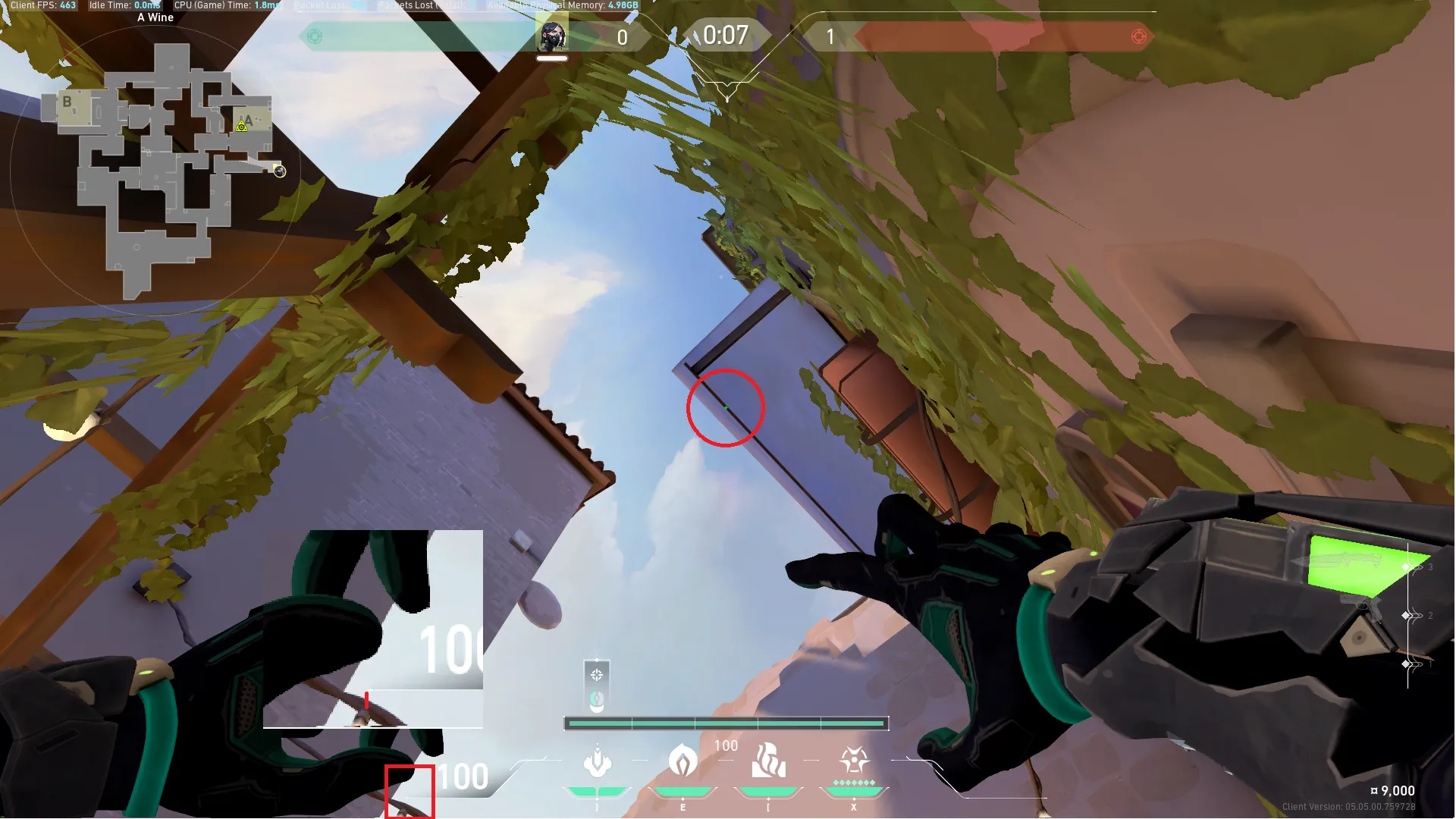 Viper Snake Bite on Ascent Attack Site A — step 2 of 3: Aim — line up the shot