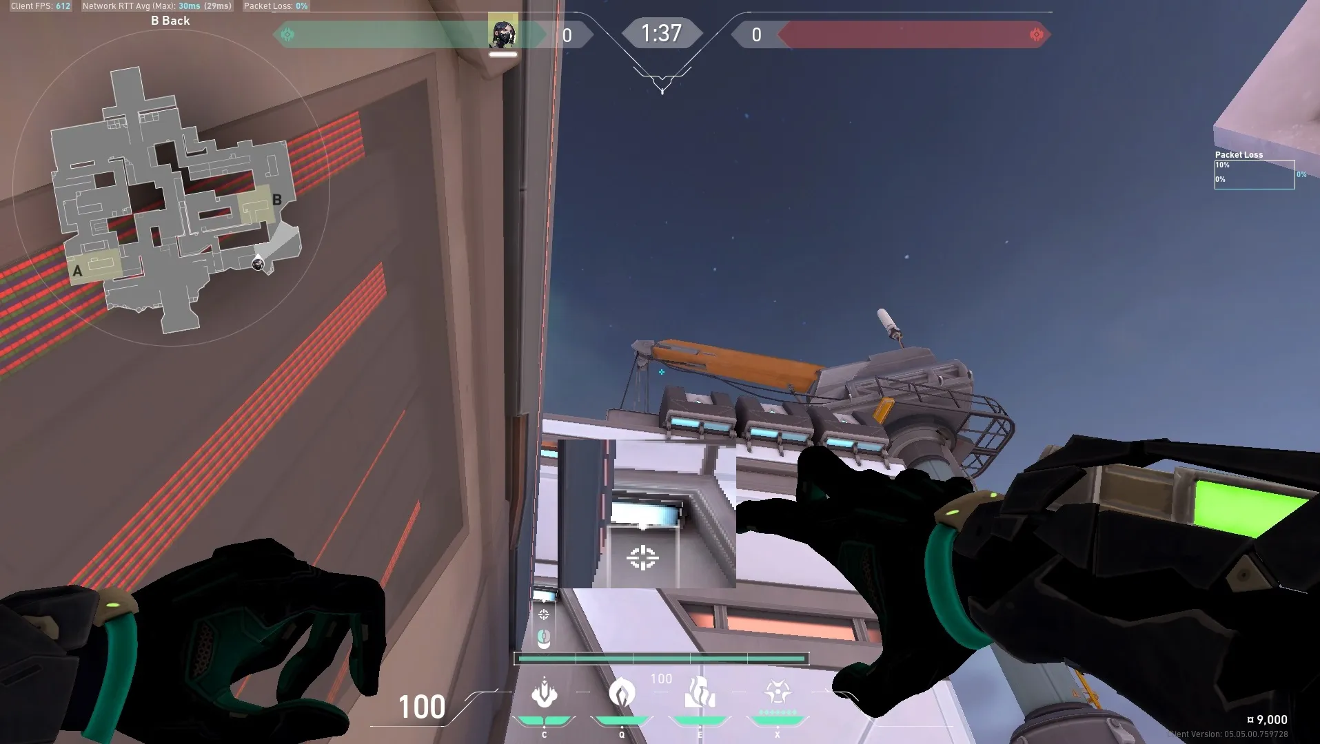 Viper Snake Bite on Icebox Defense Site B — step 2 of 3: Aim — line up the shot