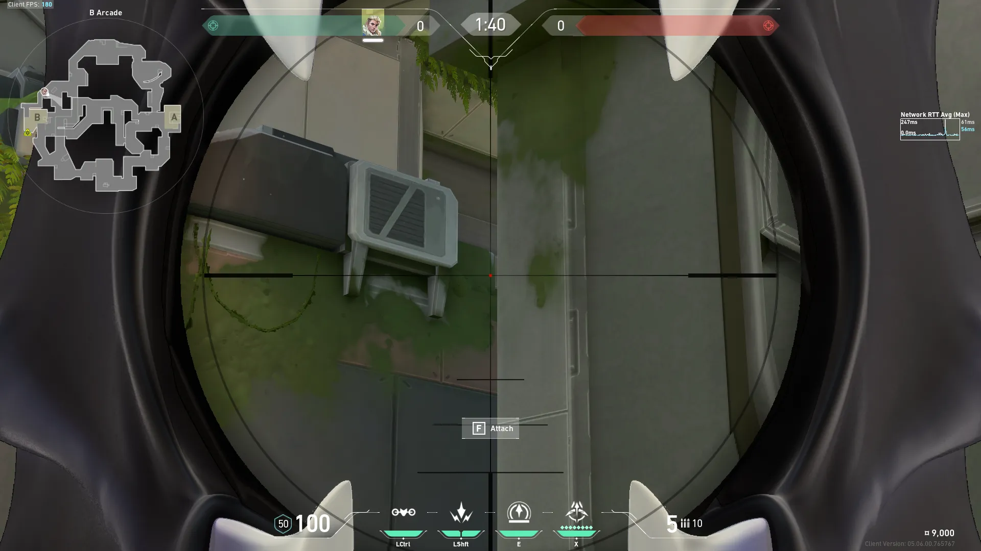 Sova Shock Bolt on Fracture Attack Site B — step 4 of 6: Aim — line up the shot
