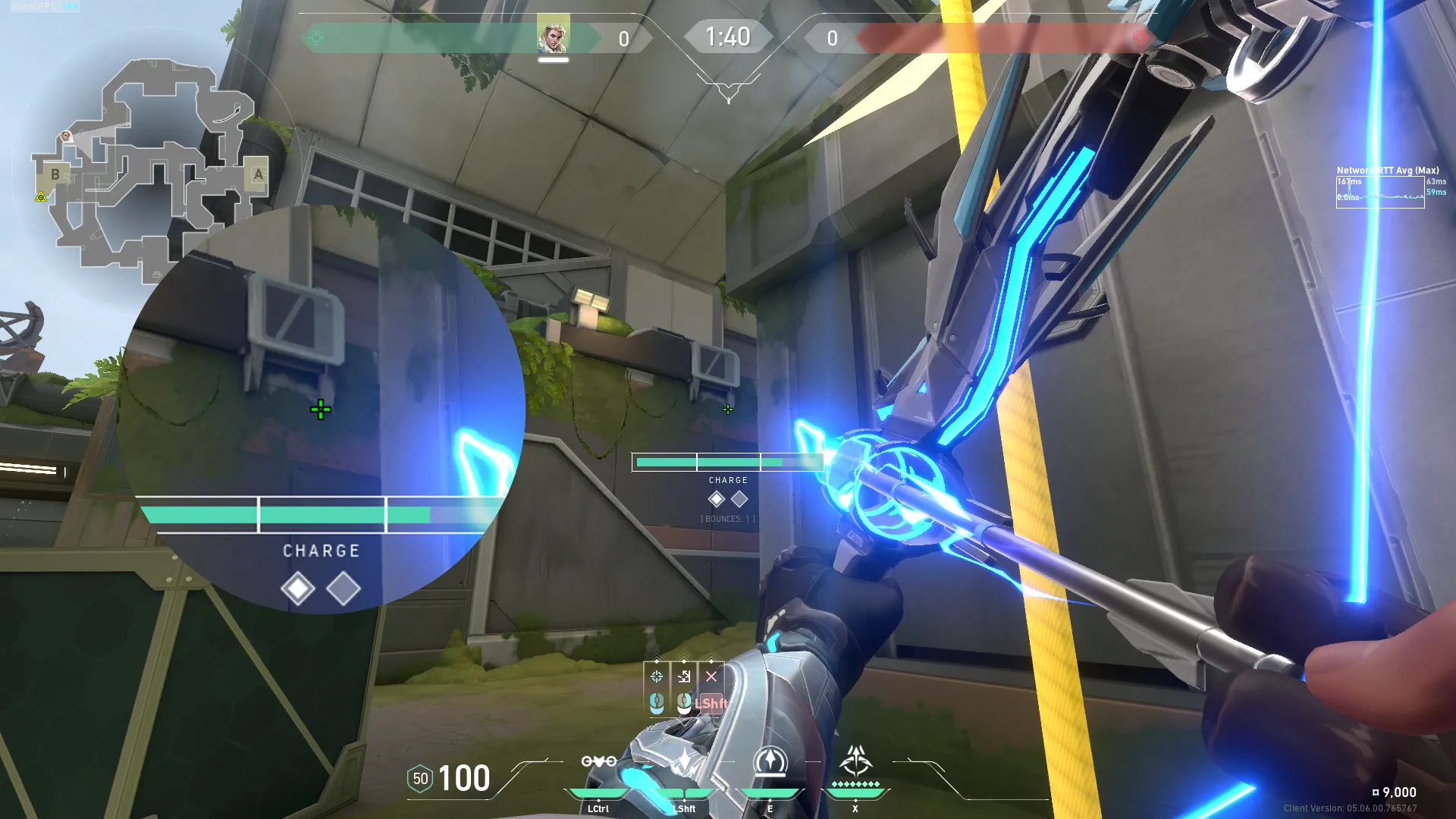Sova Shock Bolt on Fracture Attack Site B — step 5 of 6: Aim — line up the shot