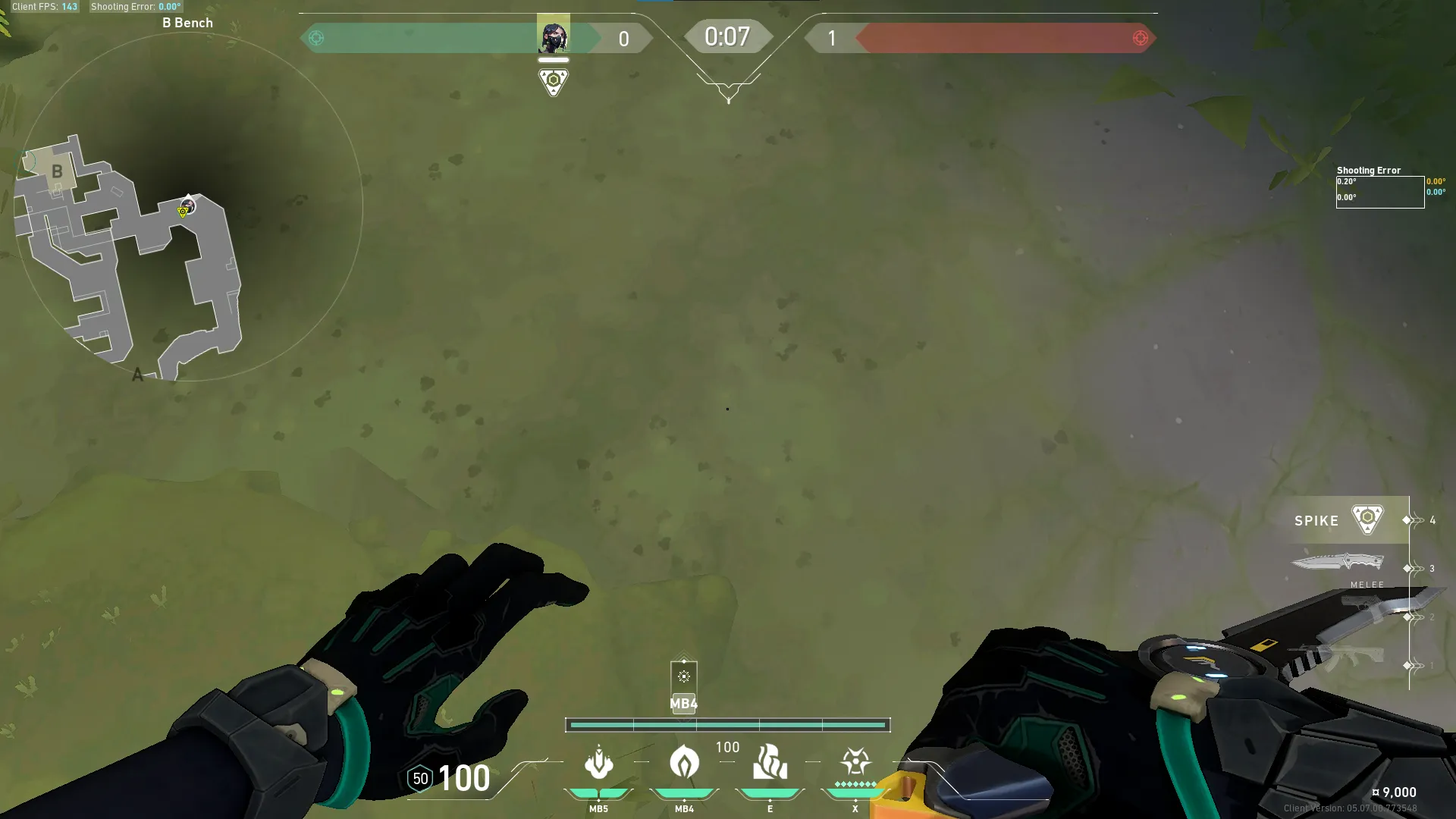 Attack Bridge to B Site Default — Viper lineup on Fracture