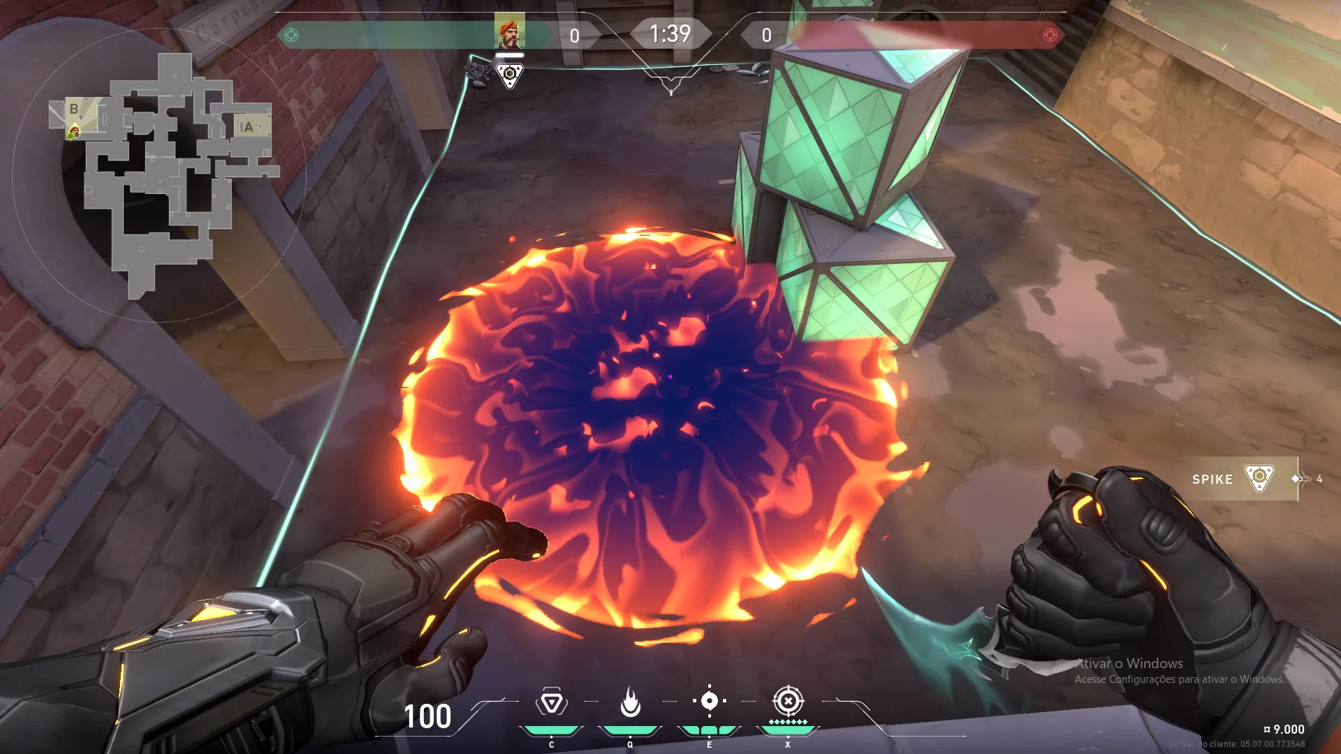 Brimstone Incendiary on Ascent Attack Site B — step 3 of 3: Result