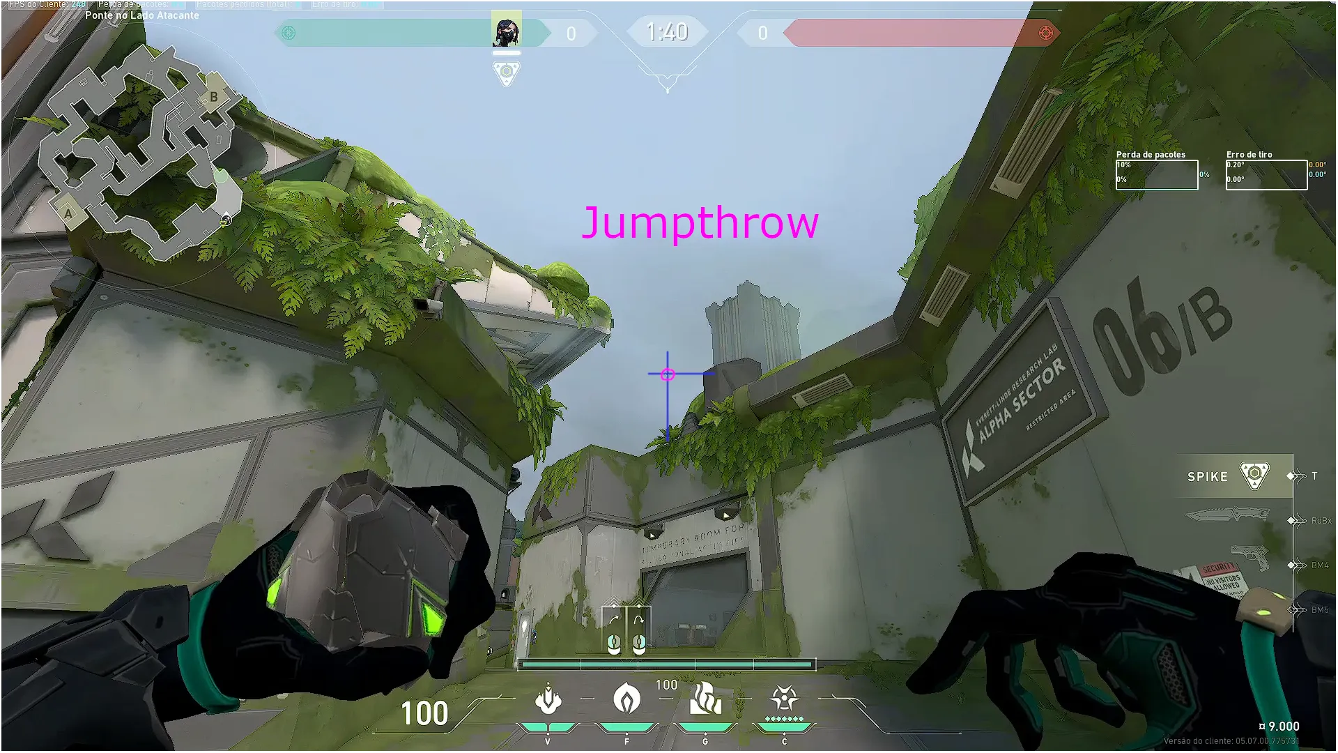 Viper Poison Cloud on Fracture Attack Site B — step 3 of 4: Aim — line up the shot