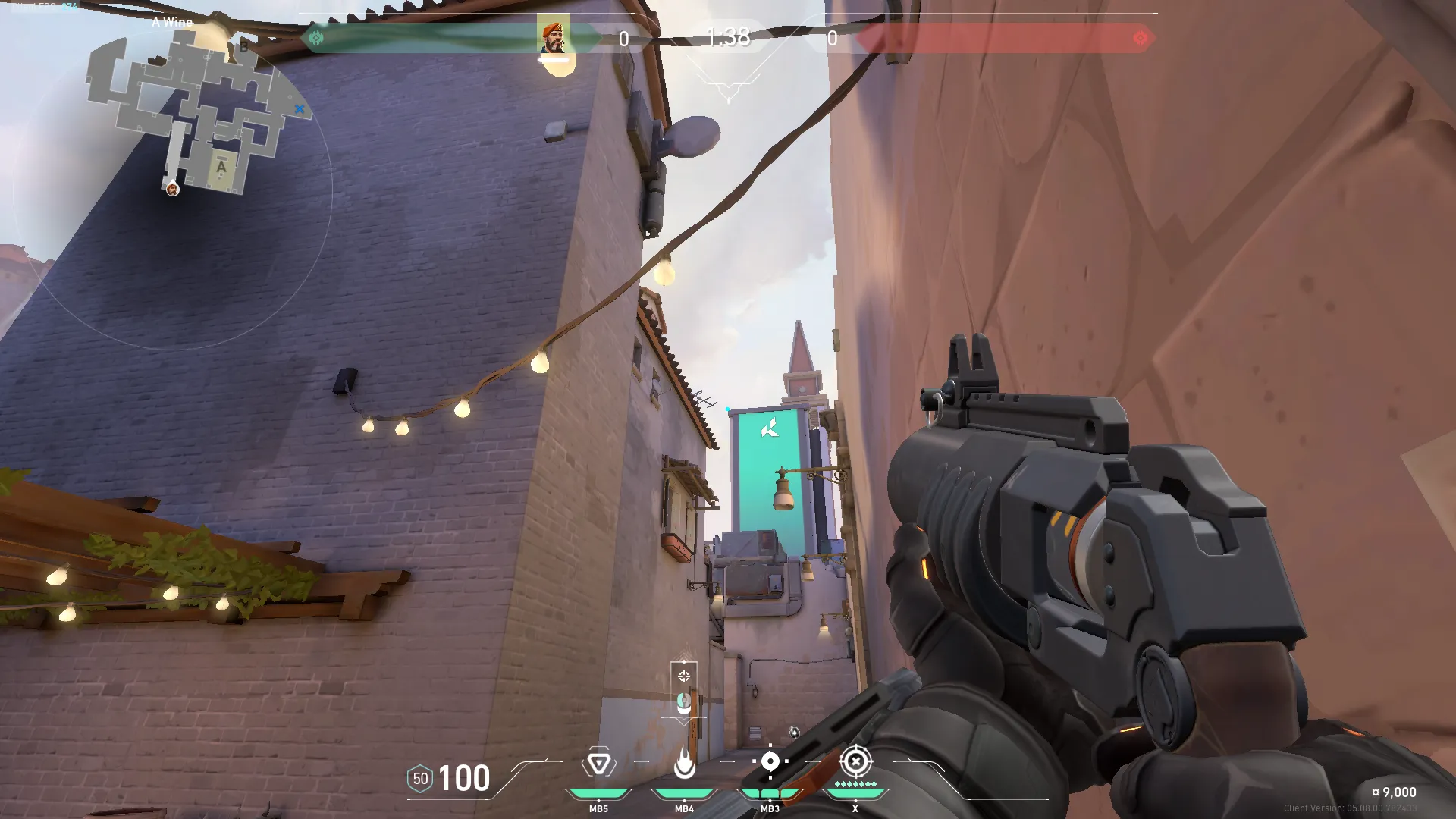 Brimstone Incendiary on Ascent Attack Mid — step 2 of 3: Aim — line up the shot