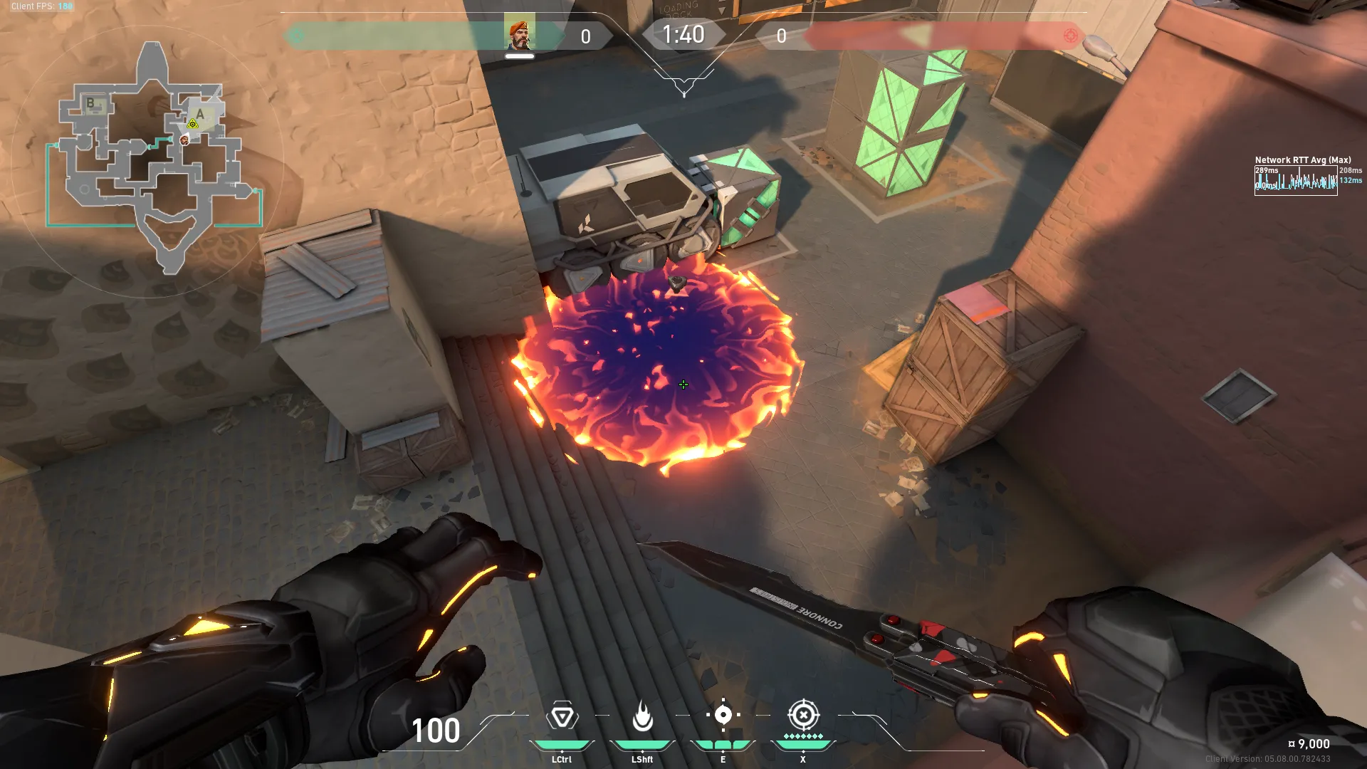 Brimstone Incendiary on Bind Defense Site A — step 3 of 3: Result