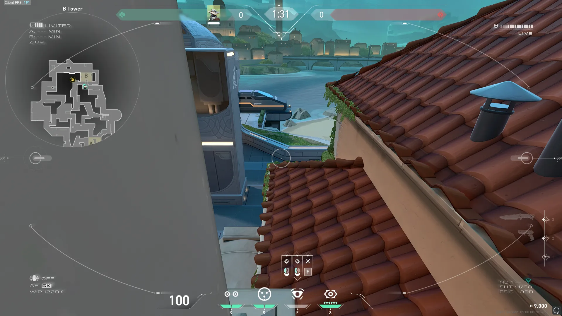Cypher Spycam on Pearl Defense Site B — step 3 of 4: Aim — line up the shot