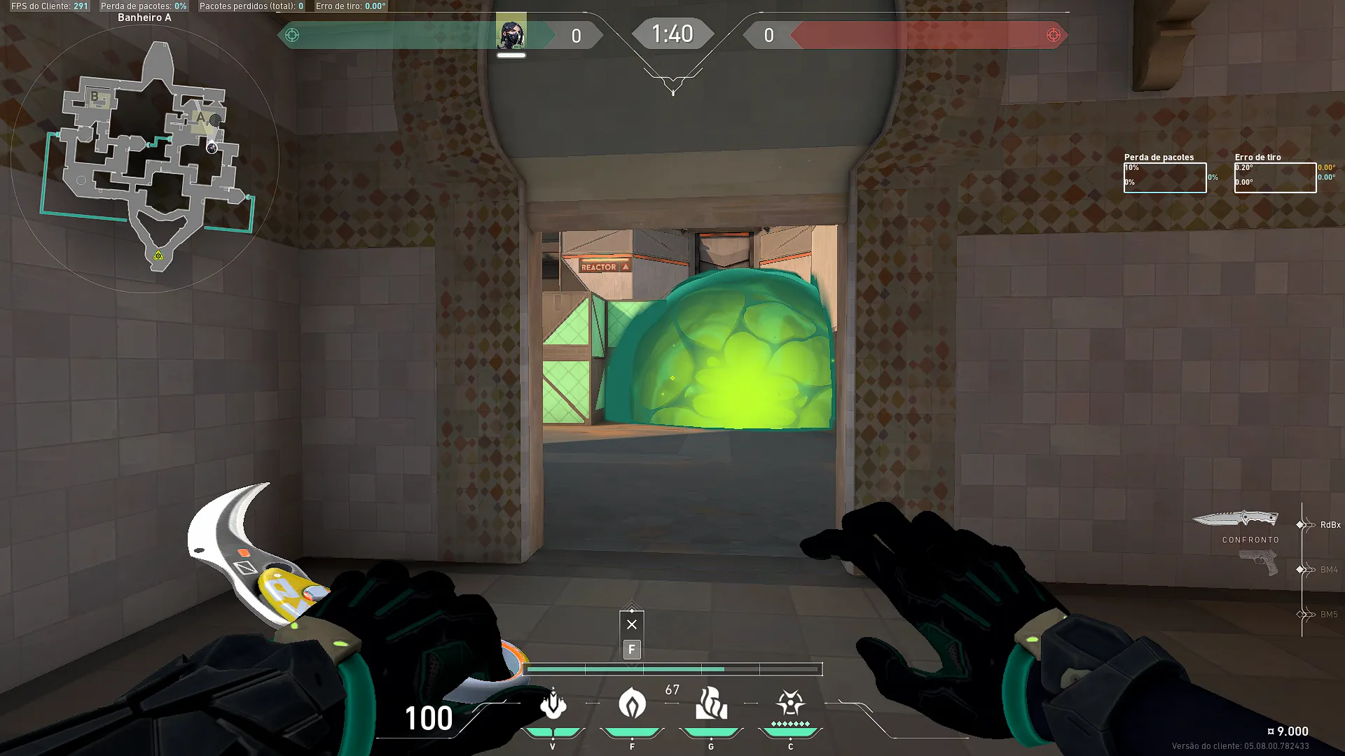 Viper Poison Cloud on Bind Attack Site A — step 4 of 4: Result