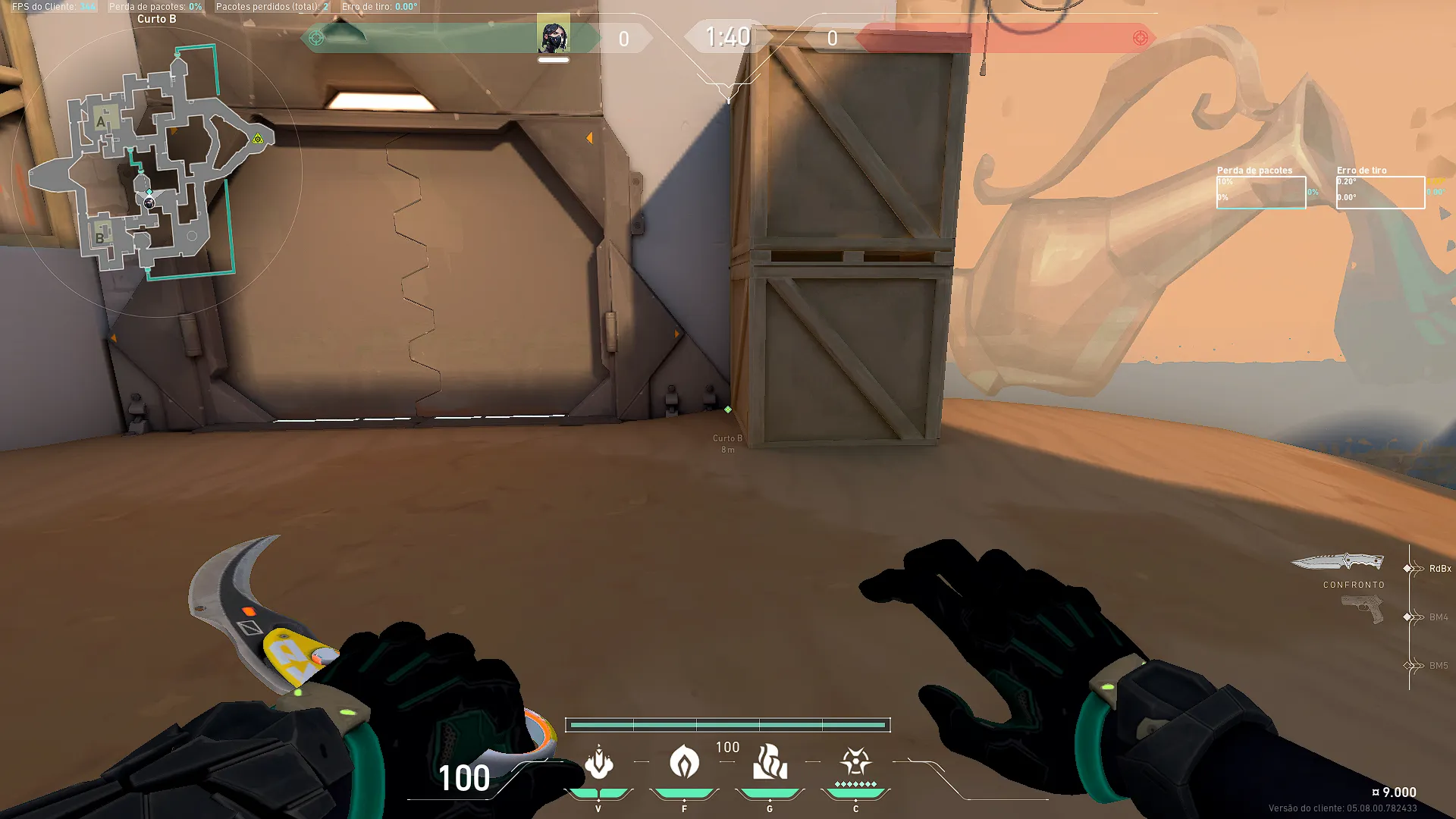 Viper Poison Cloud on Bind Attack Site B — step 1 of 4: Position — where to stand