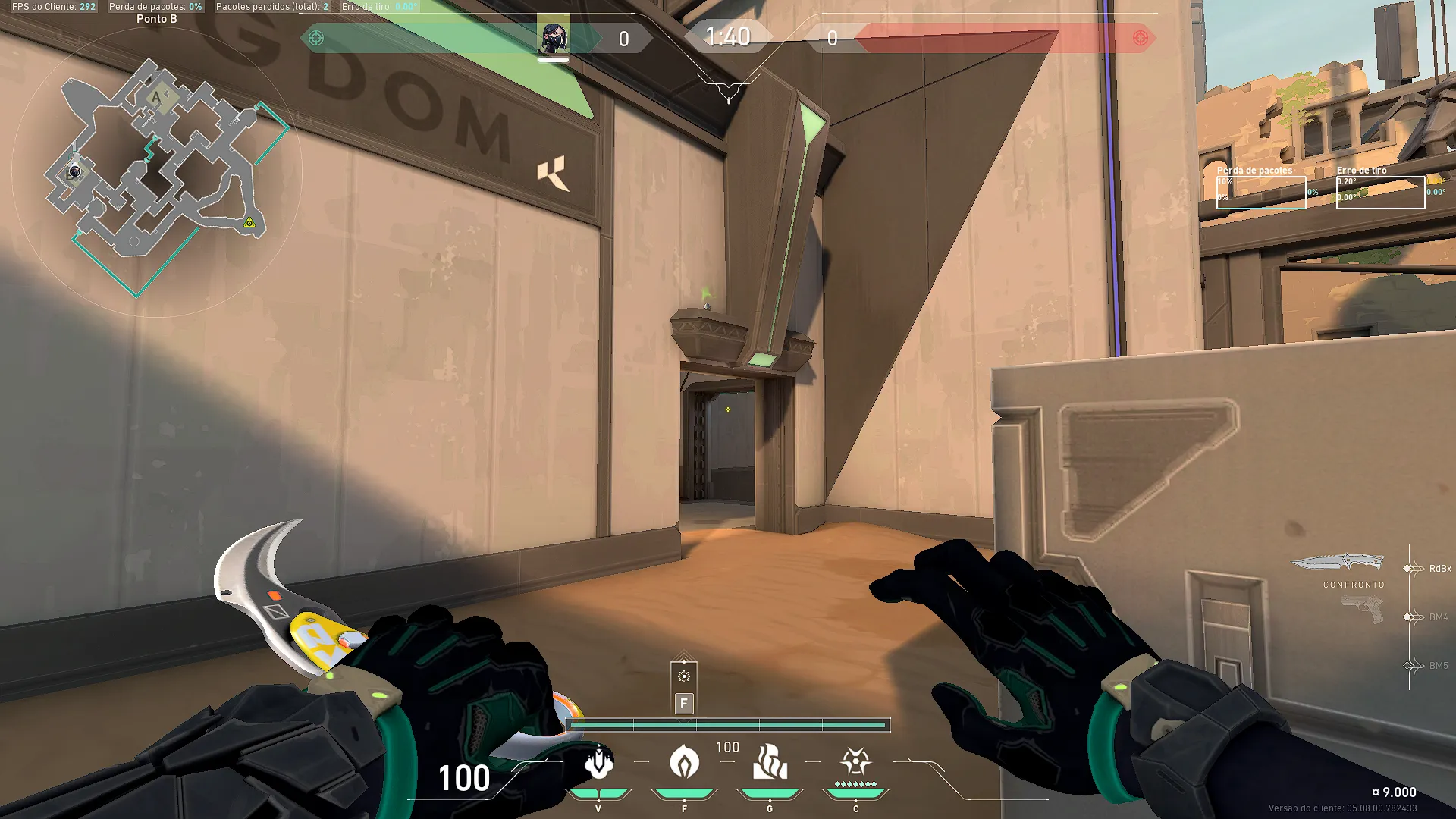 Viper Poison Cloud on Bind Attack Site B — step 3 of 4: Aim — line up the shot
