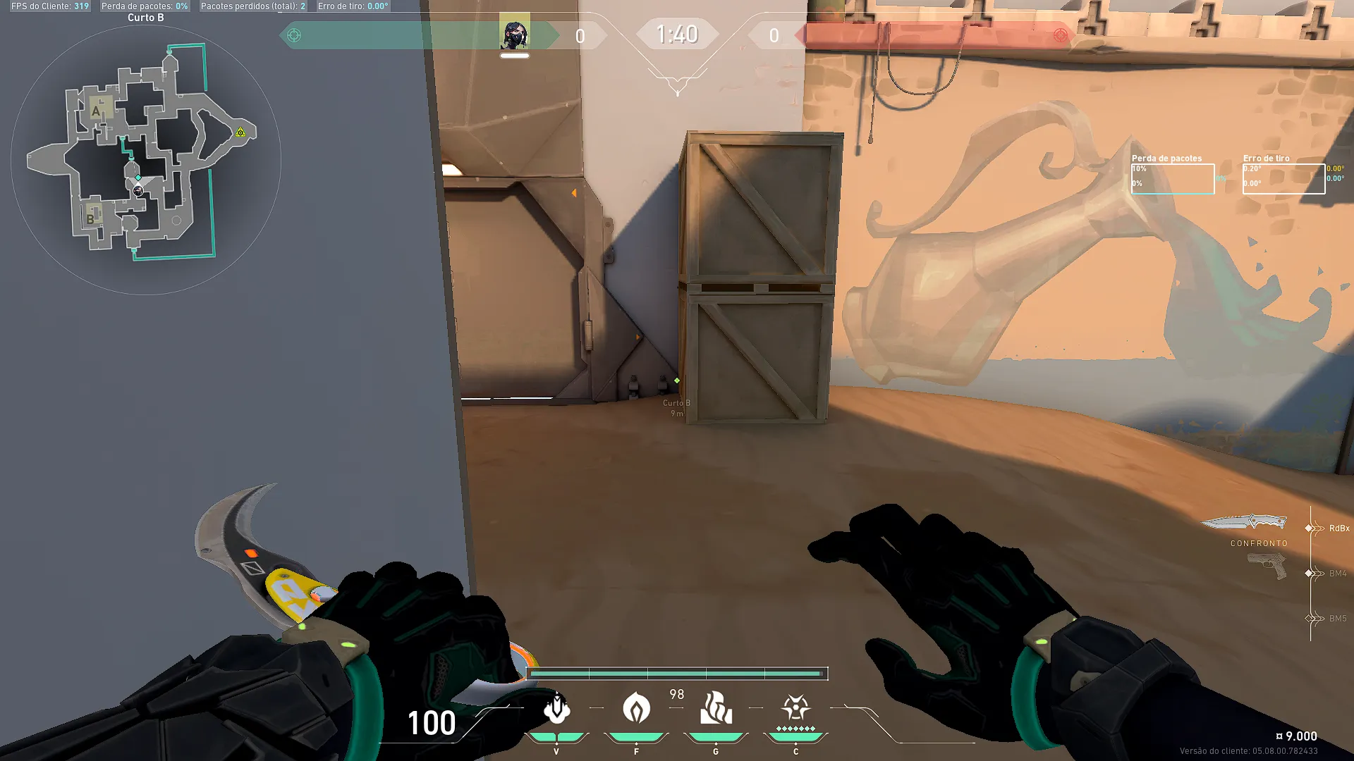 Viper Poison Cloud on Bind Attack Site B — step 1 of 4: Position — where to stand
