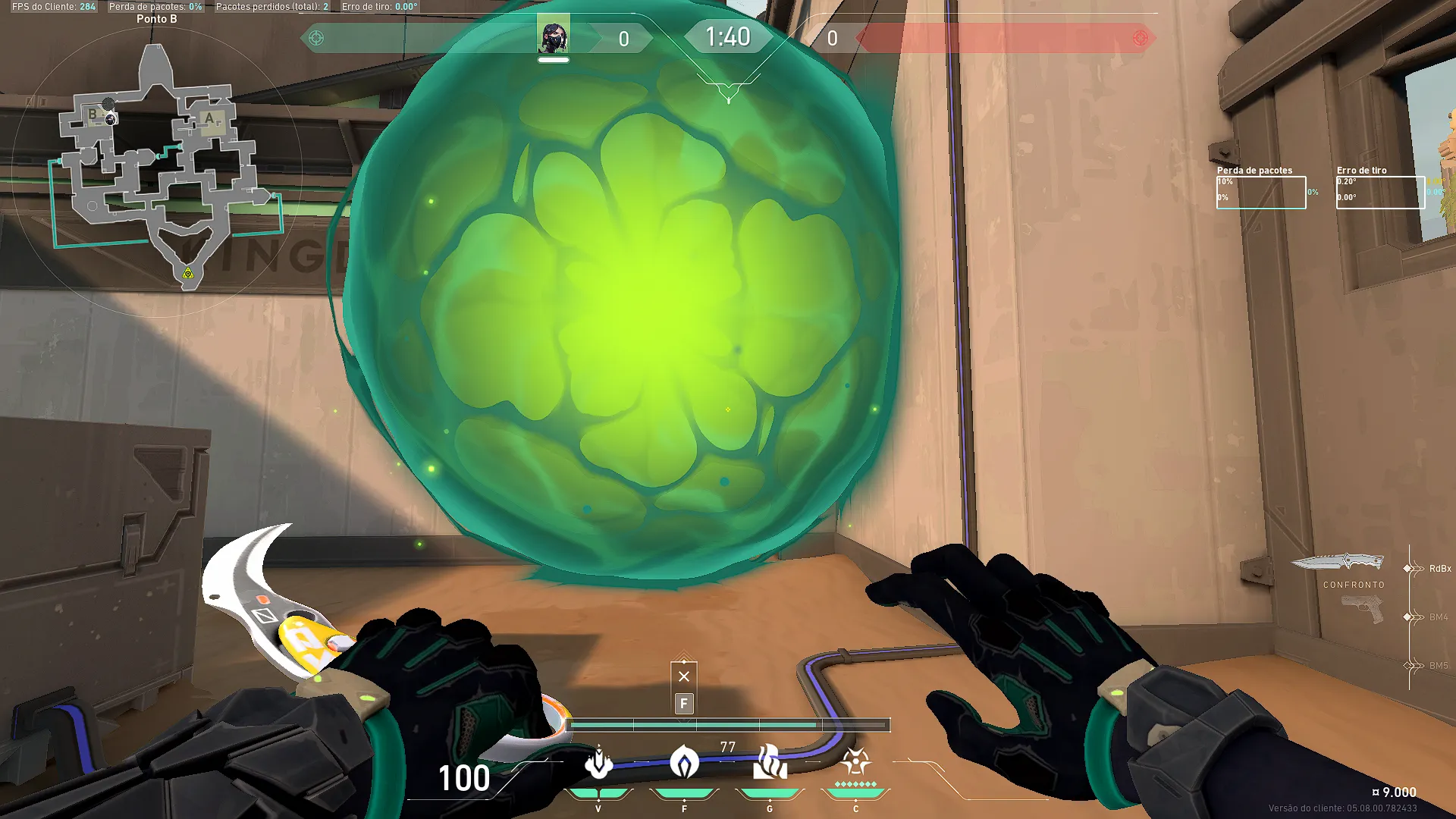Viper Poison Cloud on Bind Defense Site B — step 4 of 4: Result