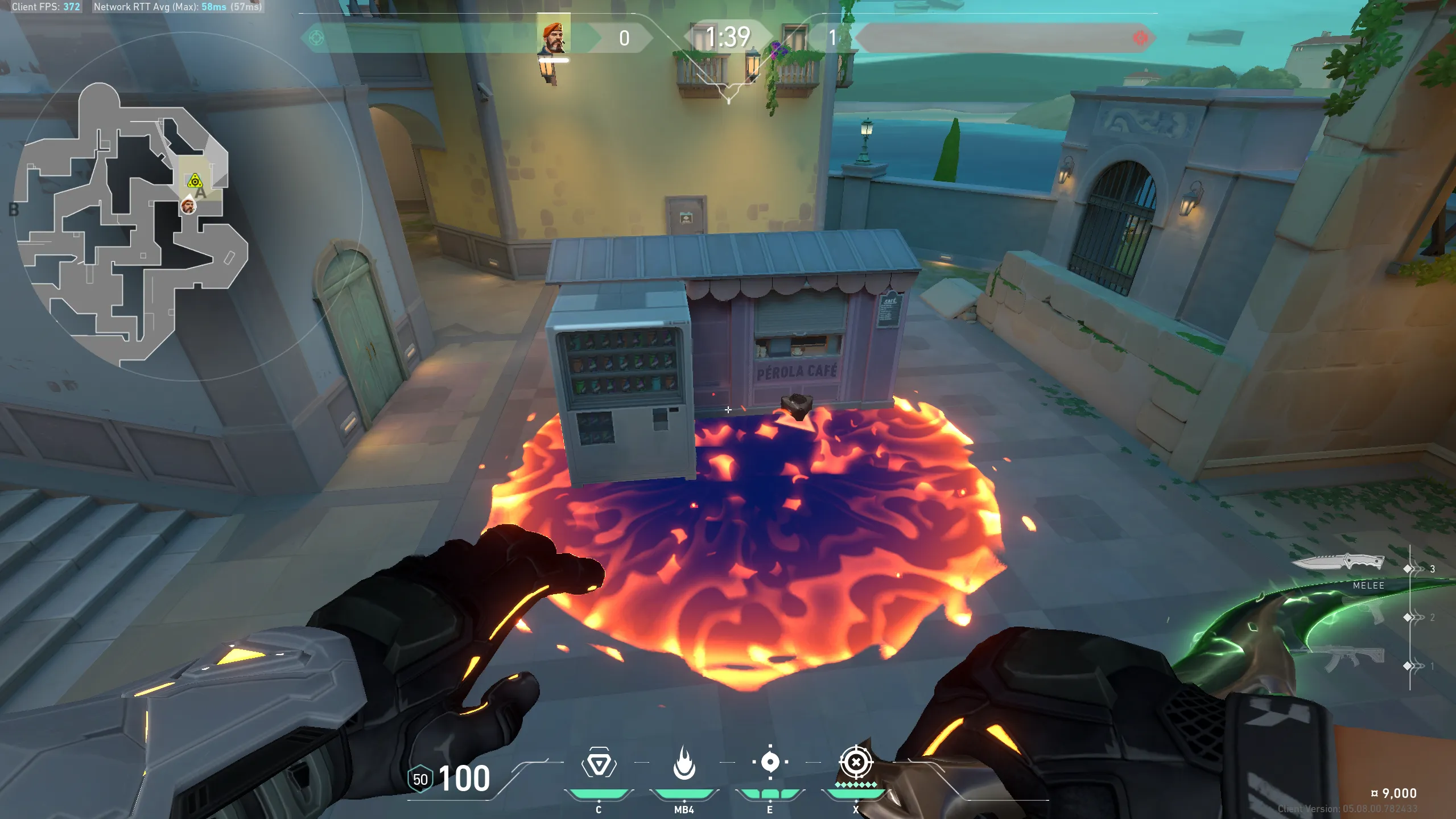 Brimstone Incendiary on Pearl Defense Site A — step 3 of 3: Result