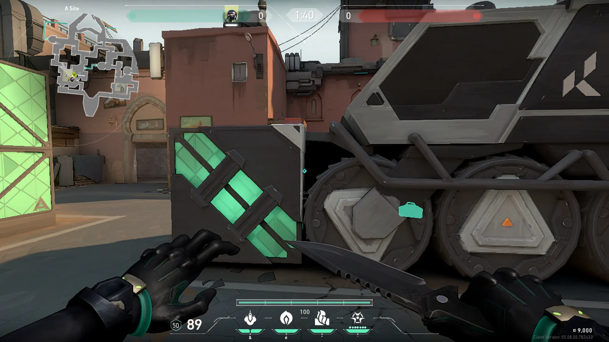 One-way Smoke for Defuse — Viper lineup on Bind