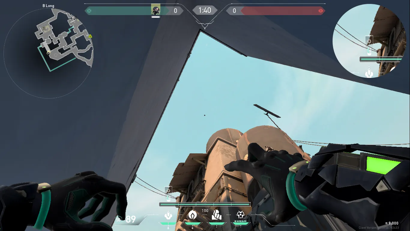 Viper Snake Bite on Bind Attack Site B — step 2 of 3: Aim — line up the shot