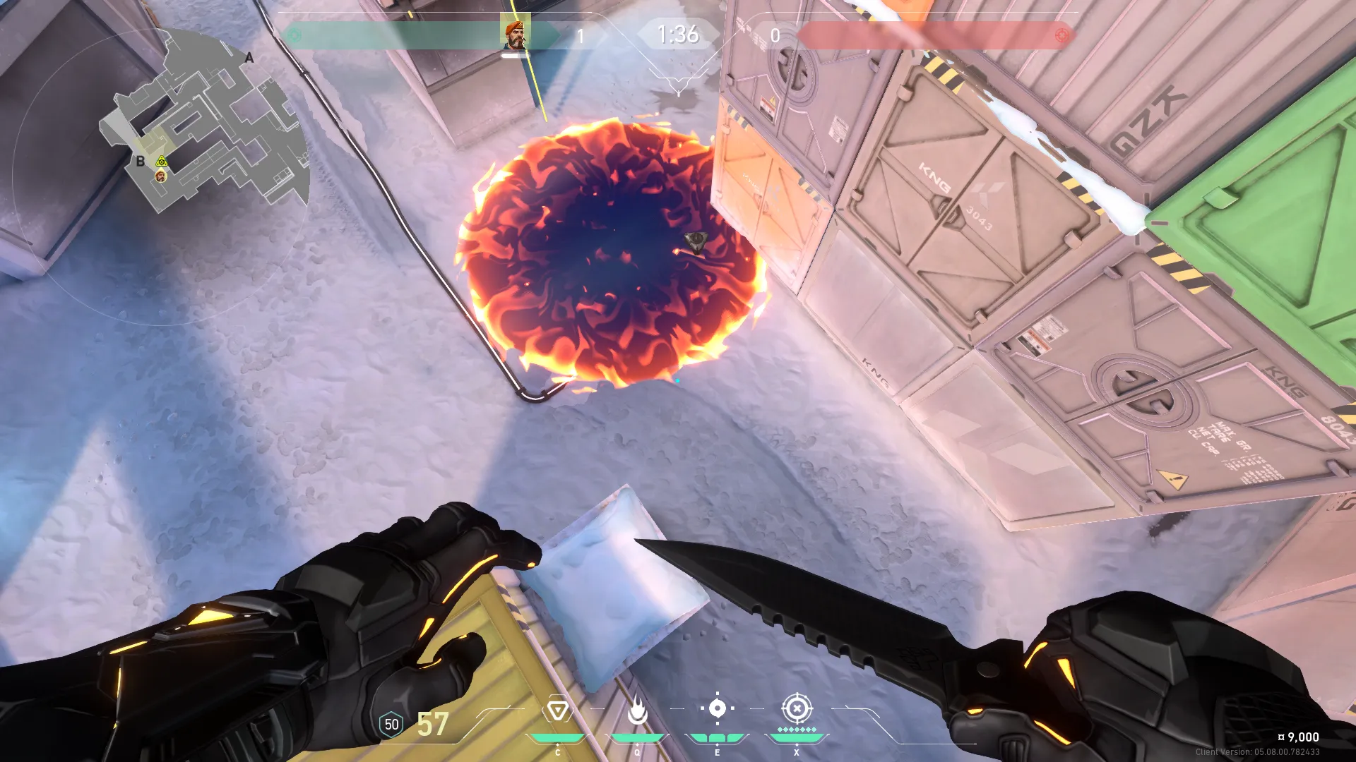 Brimstone Incendiary on Icebox Attack Site B — step 5 of 5: Result