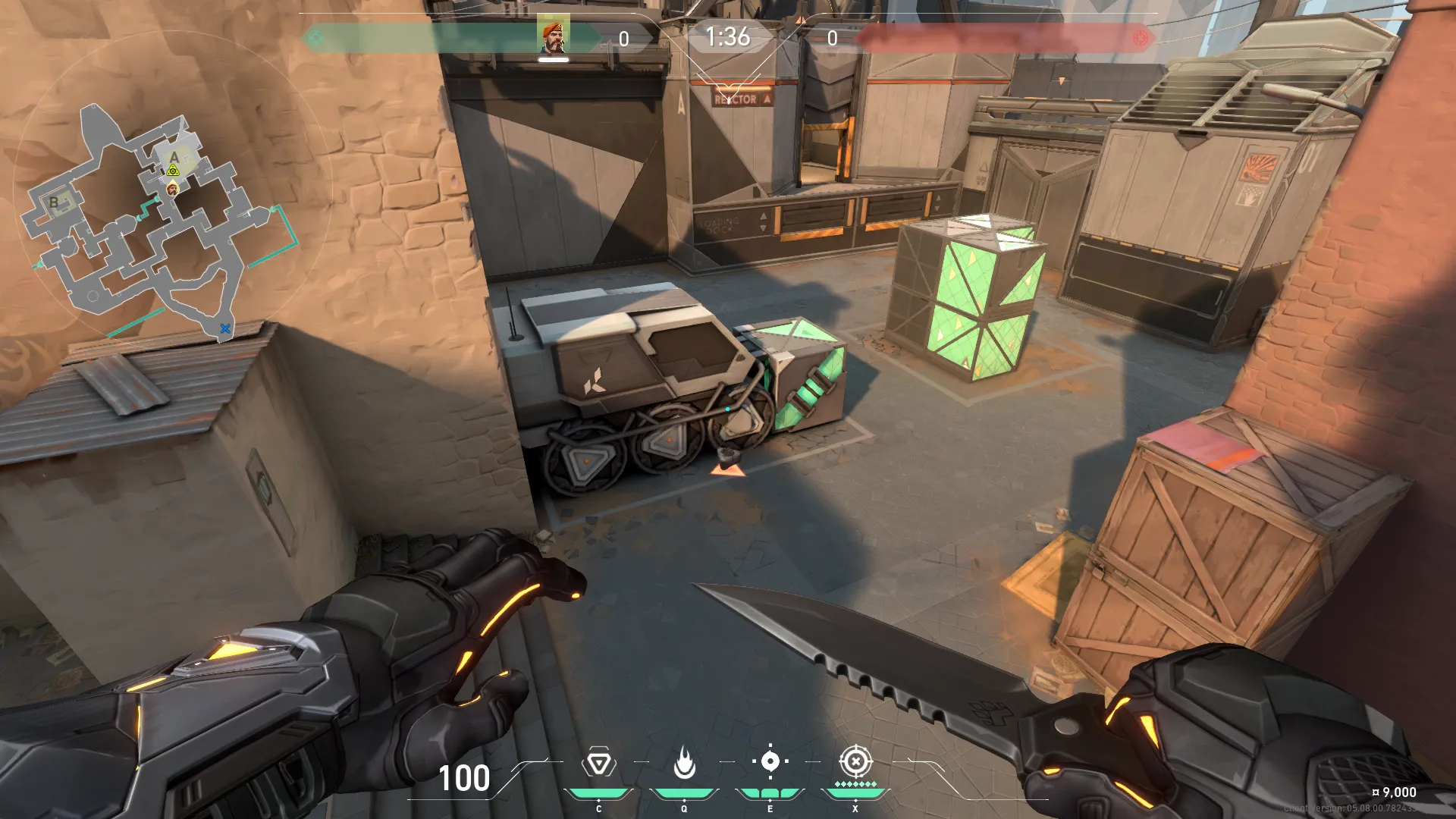 Brimstone Incendiary on Bind Attack Site A — step 1 of 4: Position — where to stand