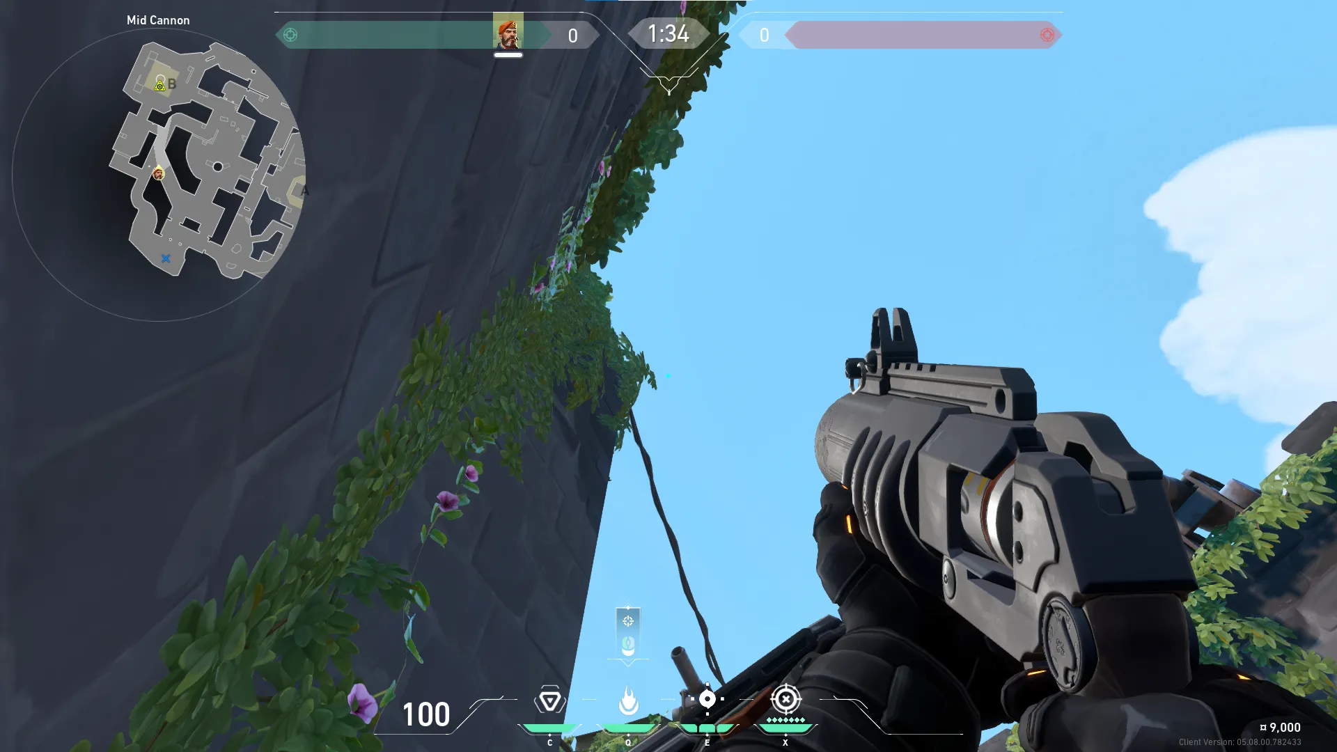 Brimstone Incendiary on Breeze Attack Site B — step 3 of 4: Aim — line up the shot