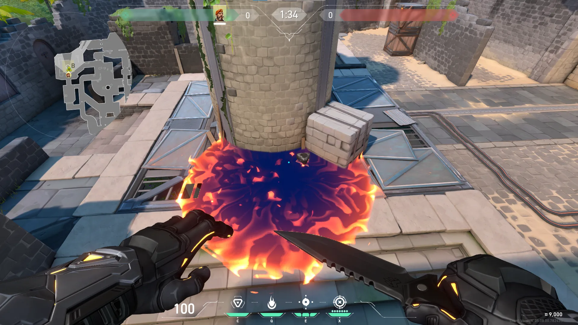Brimstone Incendiary on Breeze Attack Site B — step 4 of 4: Result