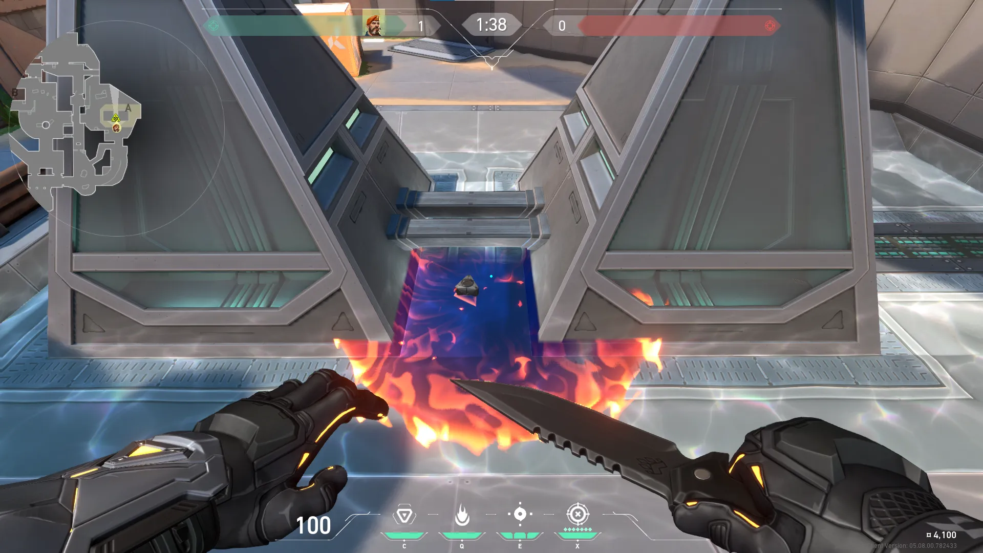 Brimstone Incendiary on Breeze Attack Site A — step 3 of 4: Aim — line up the shot