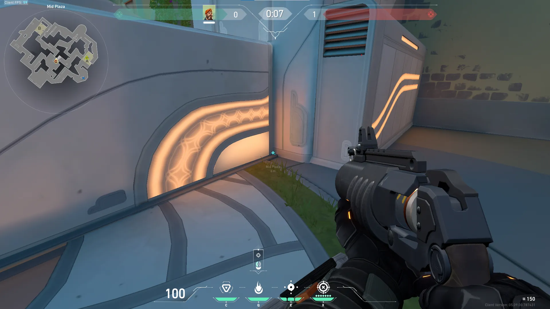 Brimstone Incendiary on Pearl Attack Site A — step 1 of 3: Position — where to stand