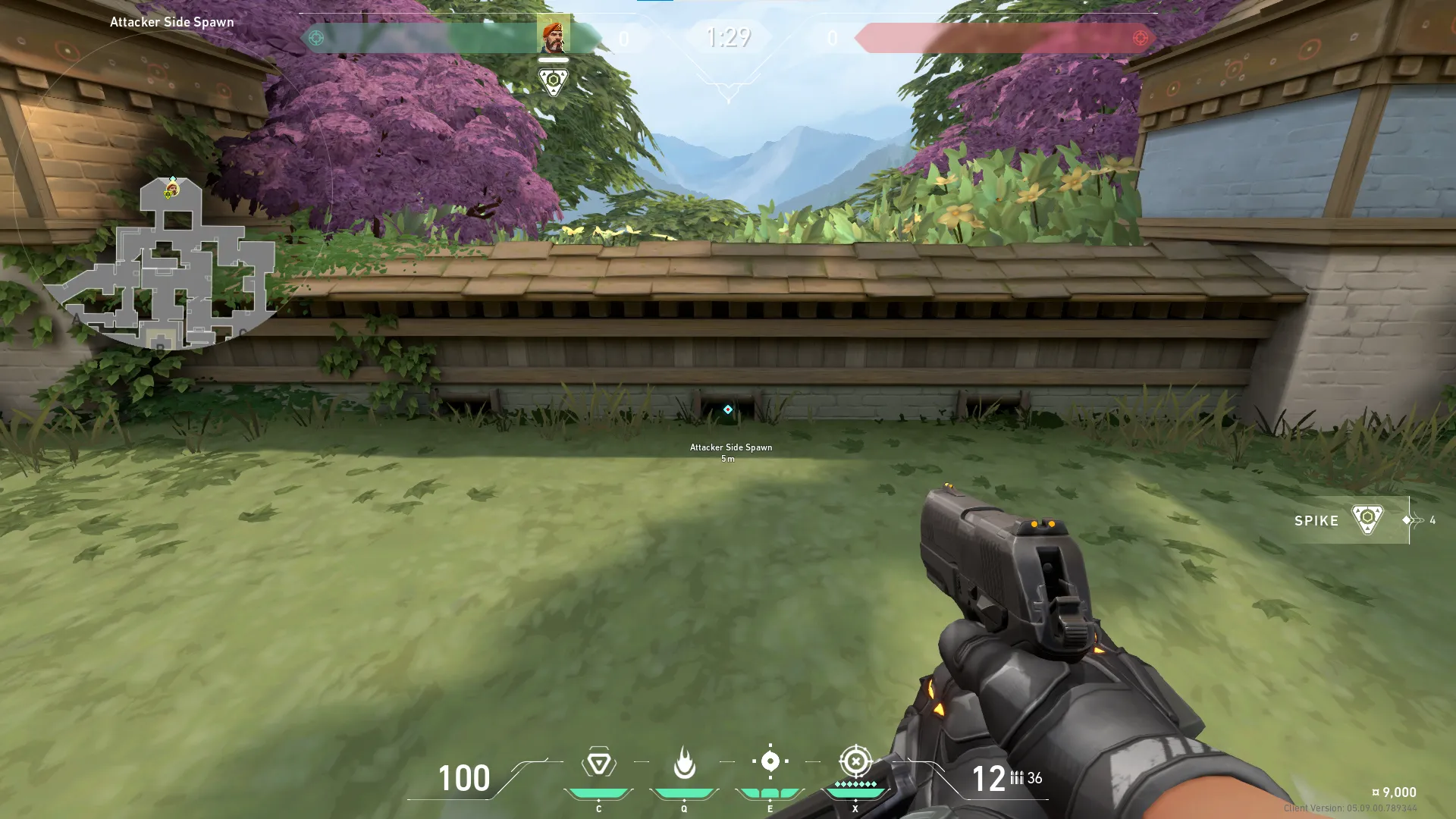 Brimstone Incendiary on Haven Attack Site B — step 2 of 4: Aim — line up the shot