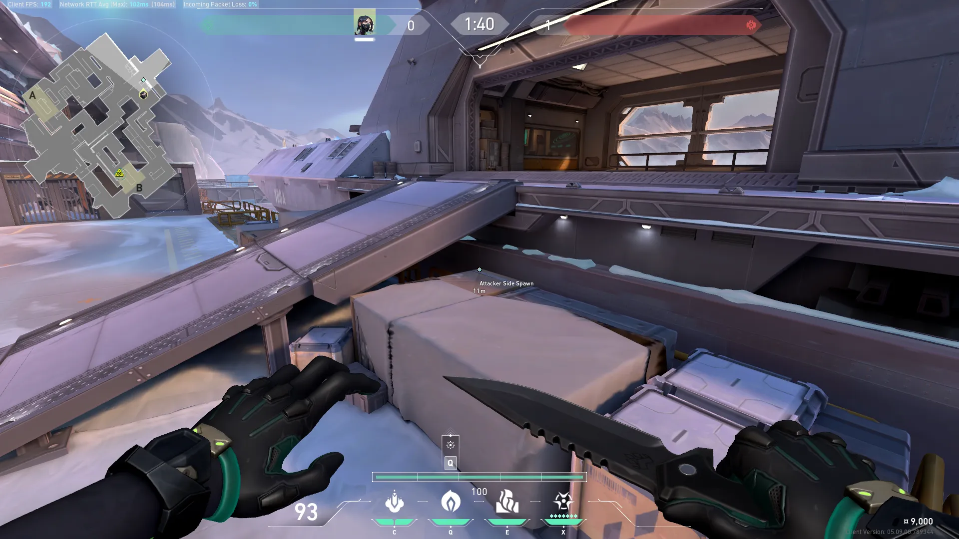 Viper Snake Bite on Icebox Attack Site B — step 2 of 4: Aim — line up the shot