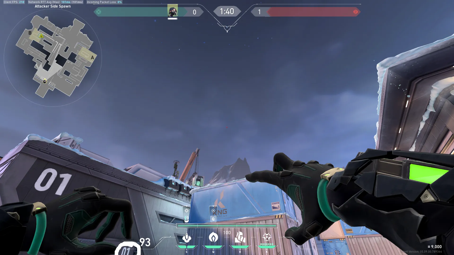 Viper Snake Bite on Icebox Attack Site B — step 3 of 4: Aim — line up the shot