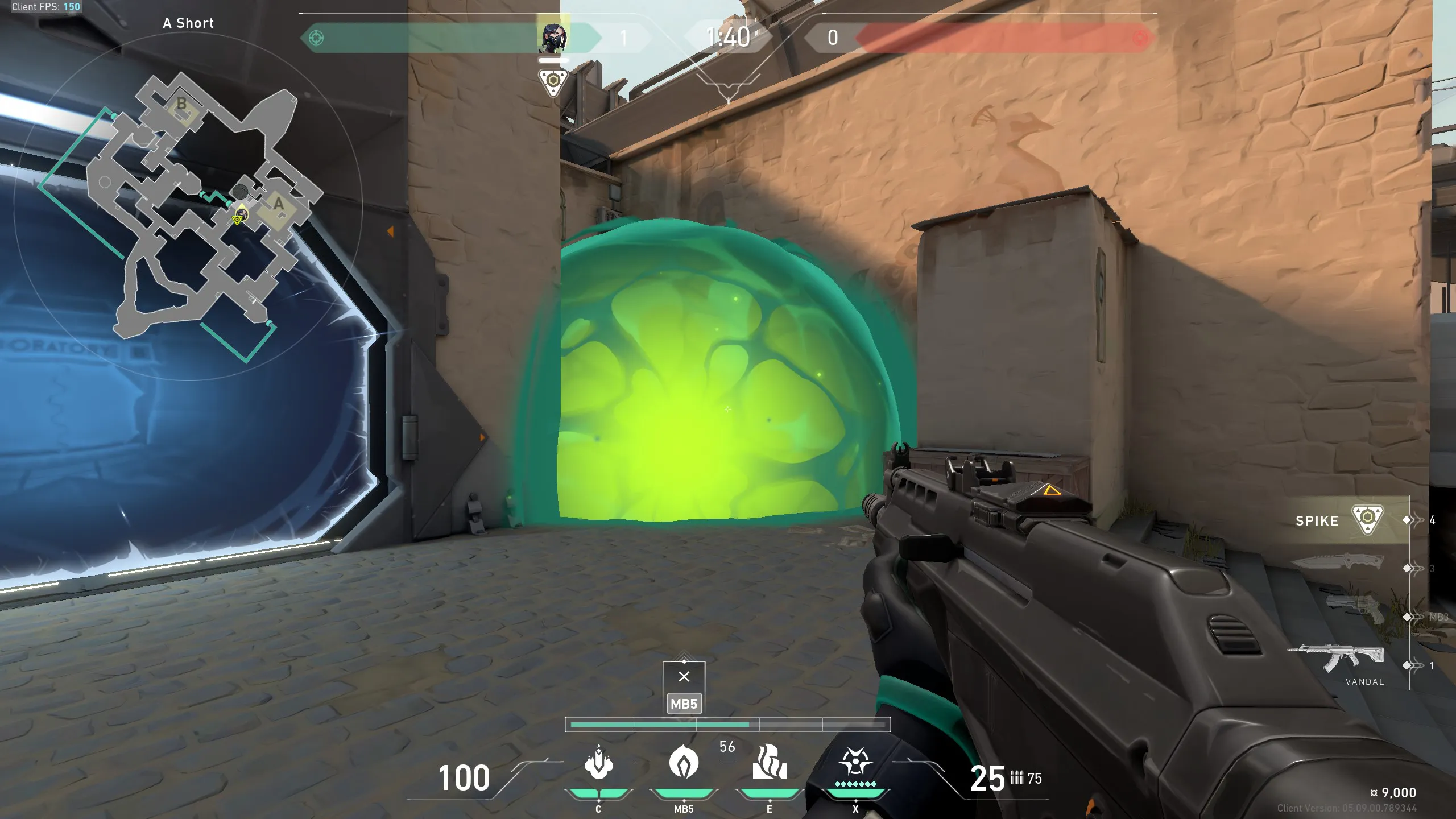 Viper Poison Cloud on Bind Attack Site A — step 3 of 3: Result