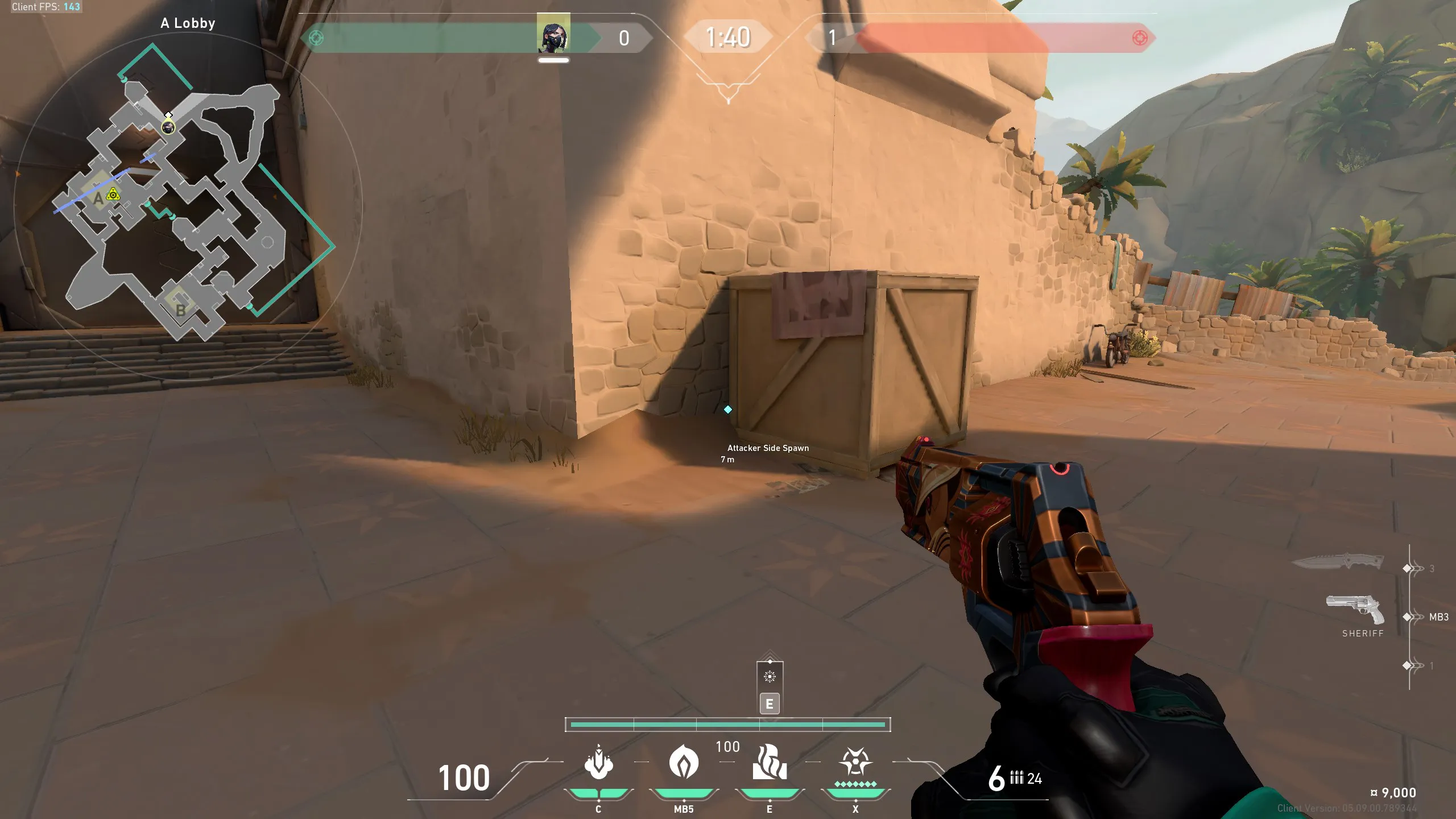 Viper Poison Cloud on Bind Attack Site A — step 1 of 3: Position — where to stand