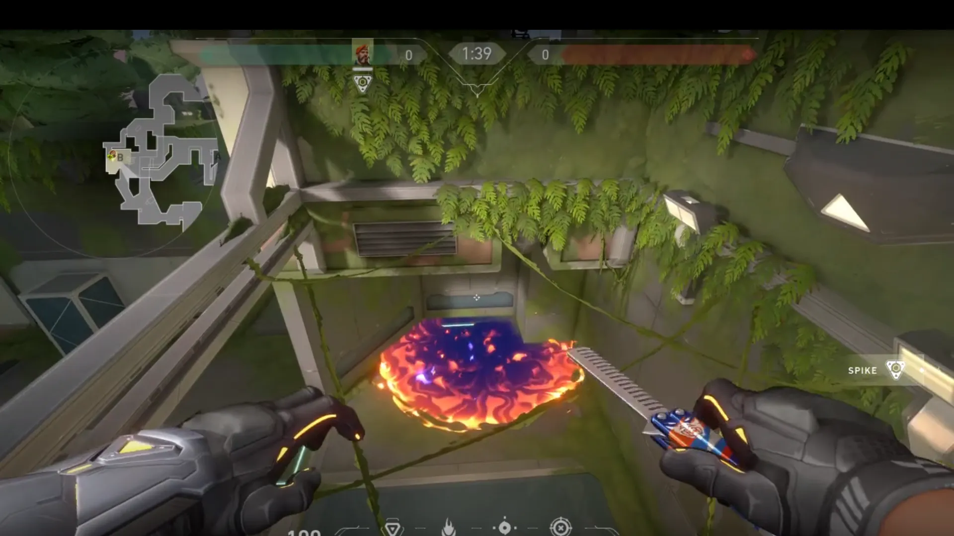 Brimstone Incendiary on Fracture Attack Site B — step 3 of 3: Result