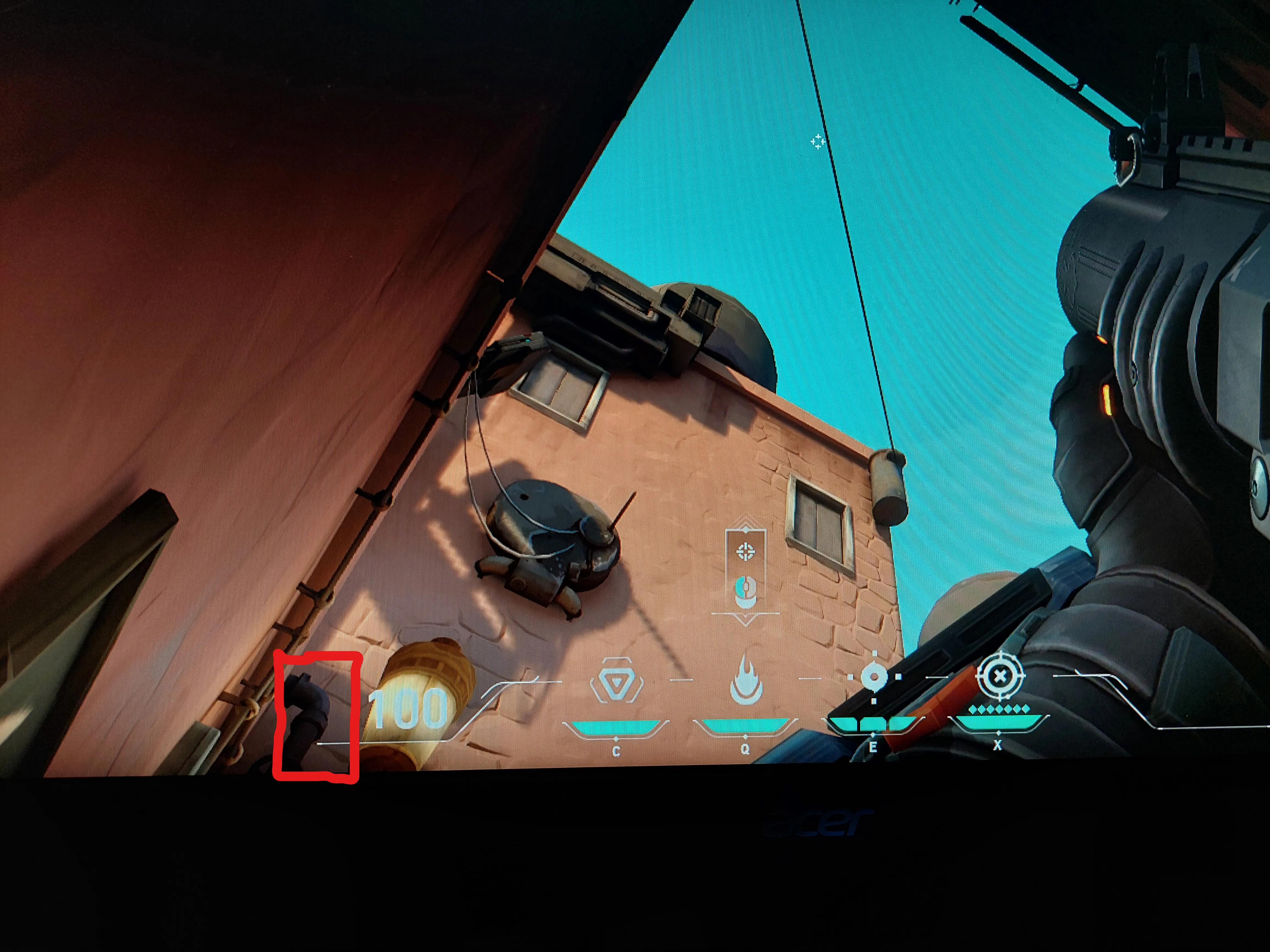 Brimstone Incendiary on Bind Attack Site A — step 1 of 3: Position — where to stand