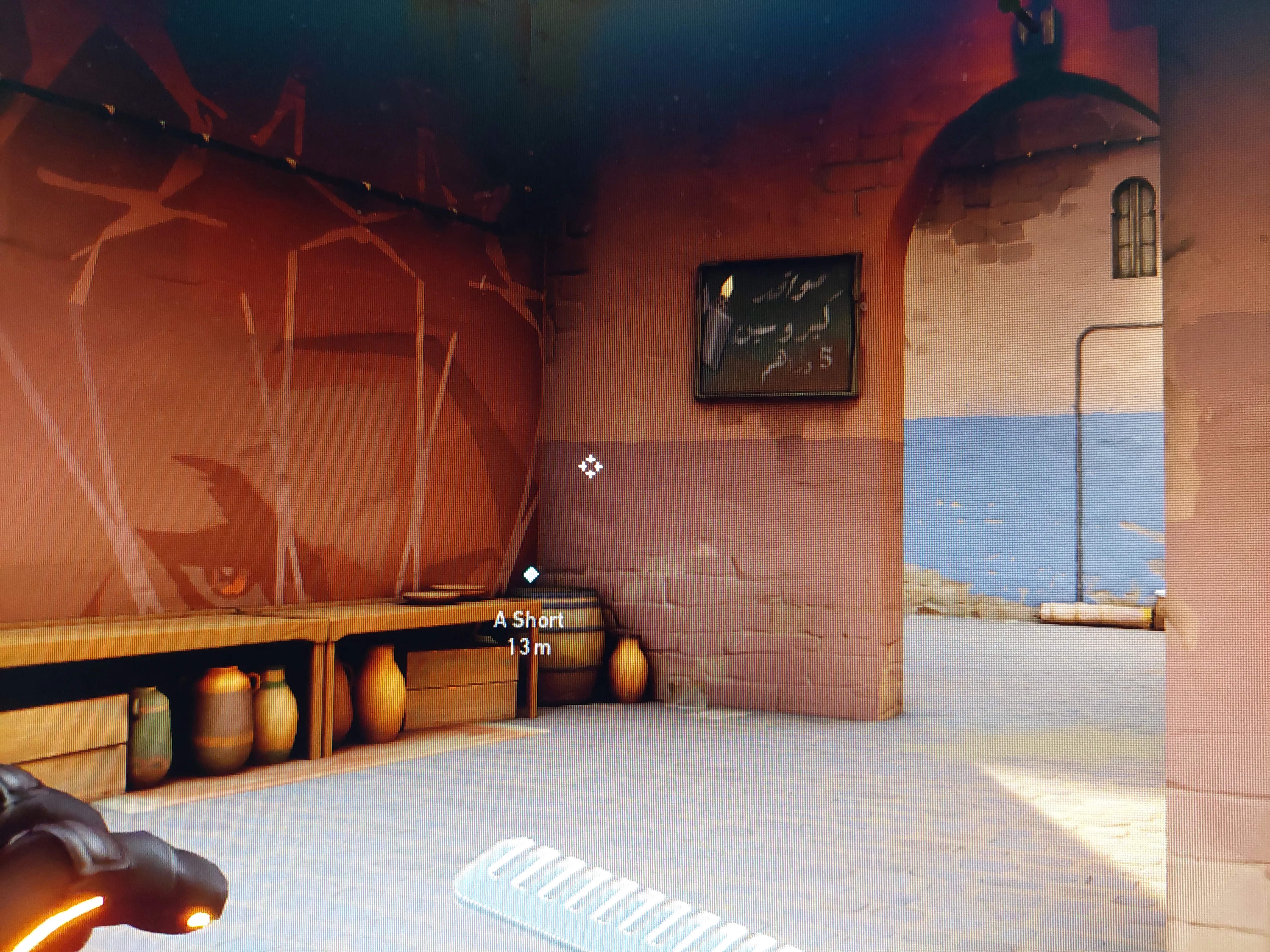Brimstone Incendiary on Bind Attack Site A — step 2 of 3: Aim — line up the shot