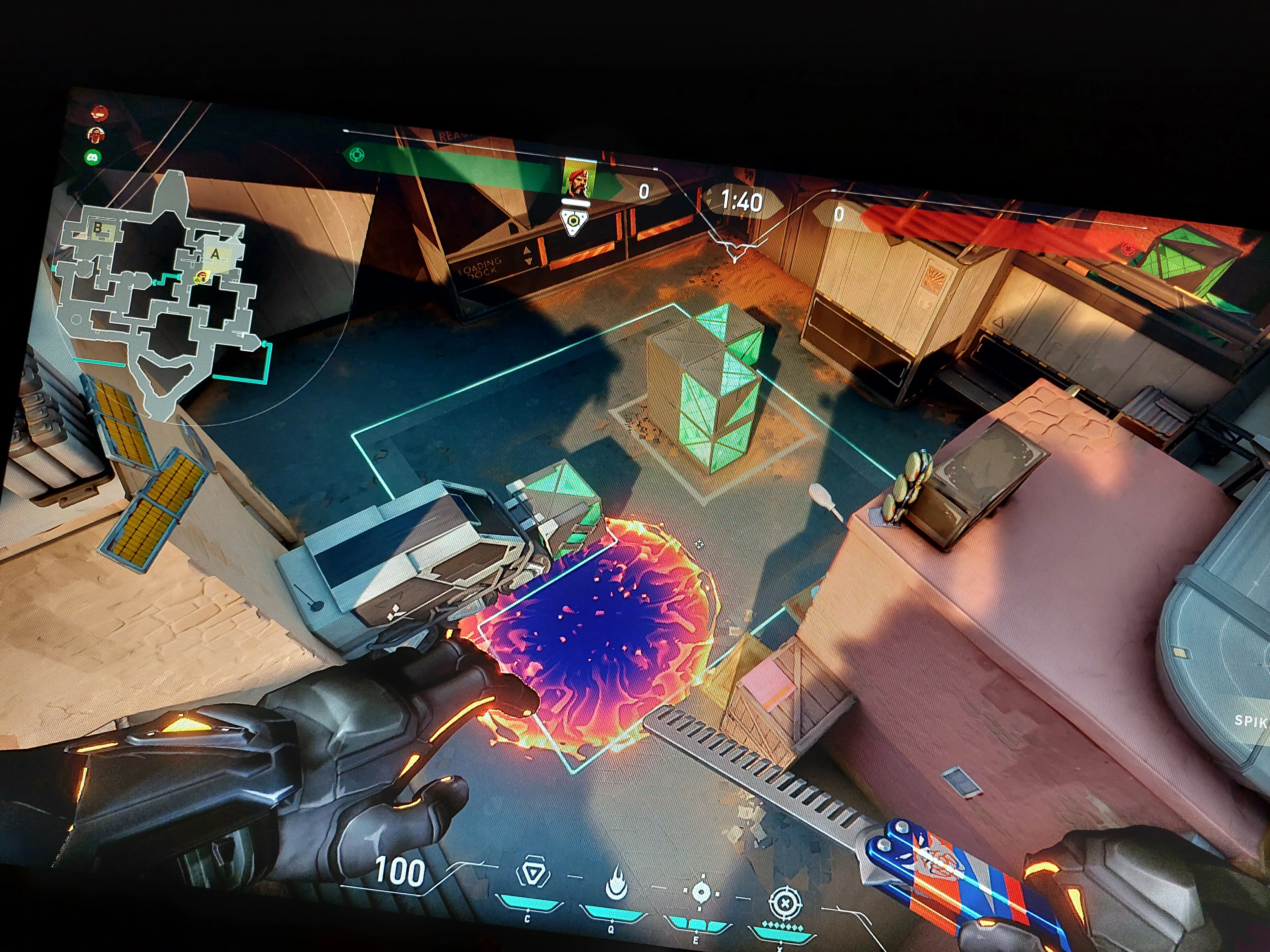 Brimstone Incendiary on Bind Attack Site A — step 3 of 3: Result