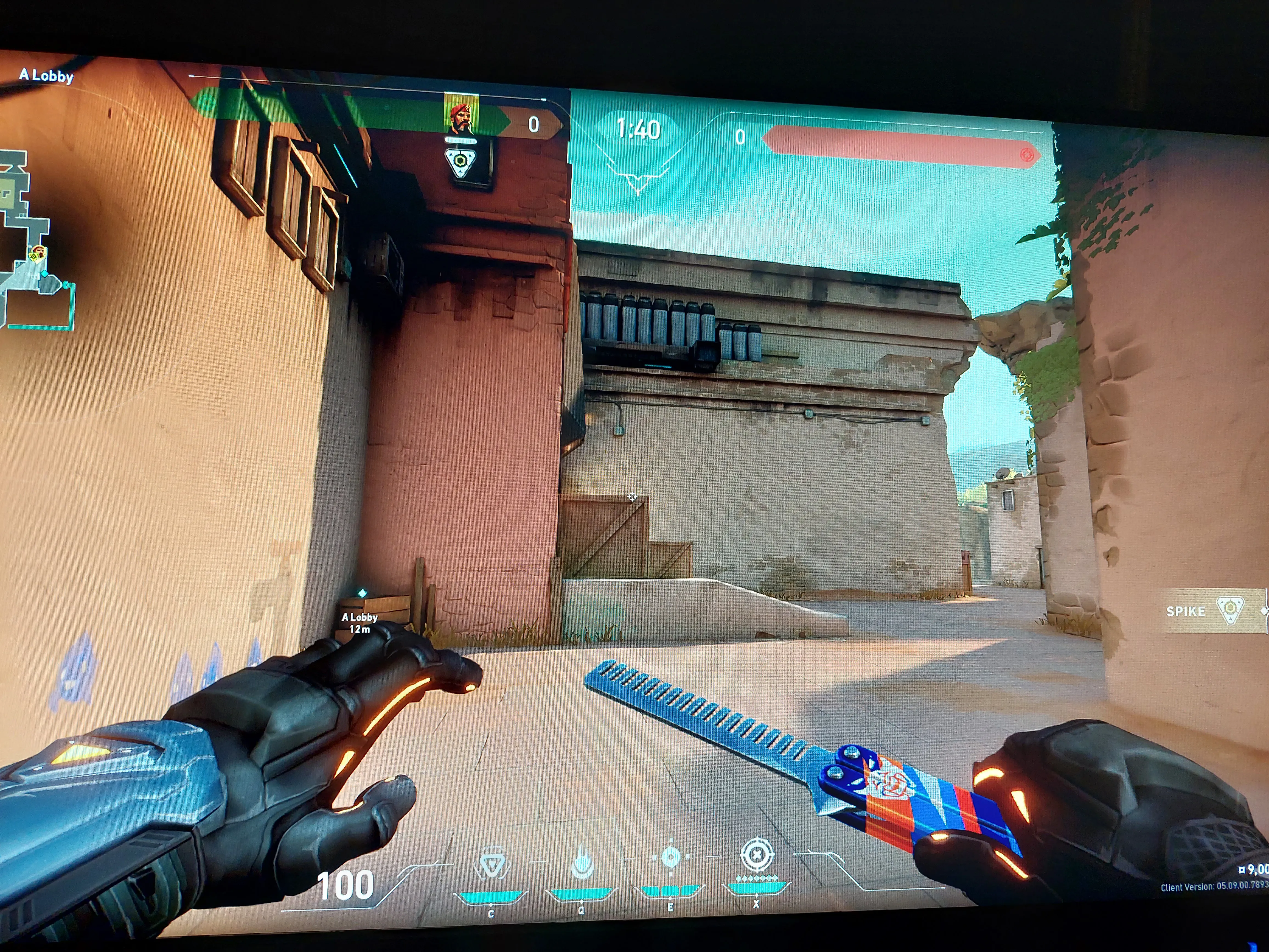 Brimstone Incendiary on Bind Attack Site A — step 2 of 3: Aim — line up the shot