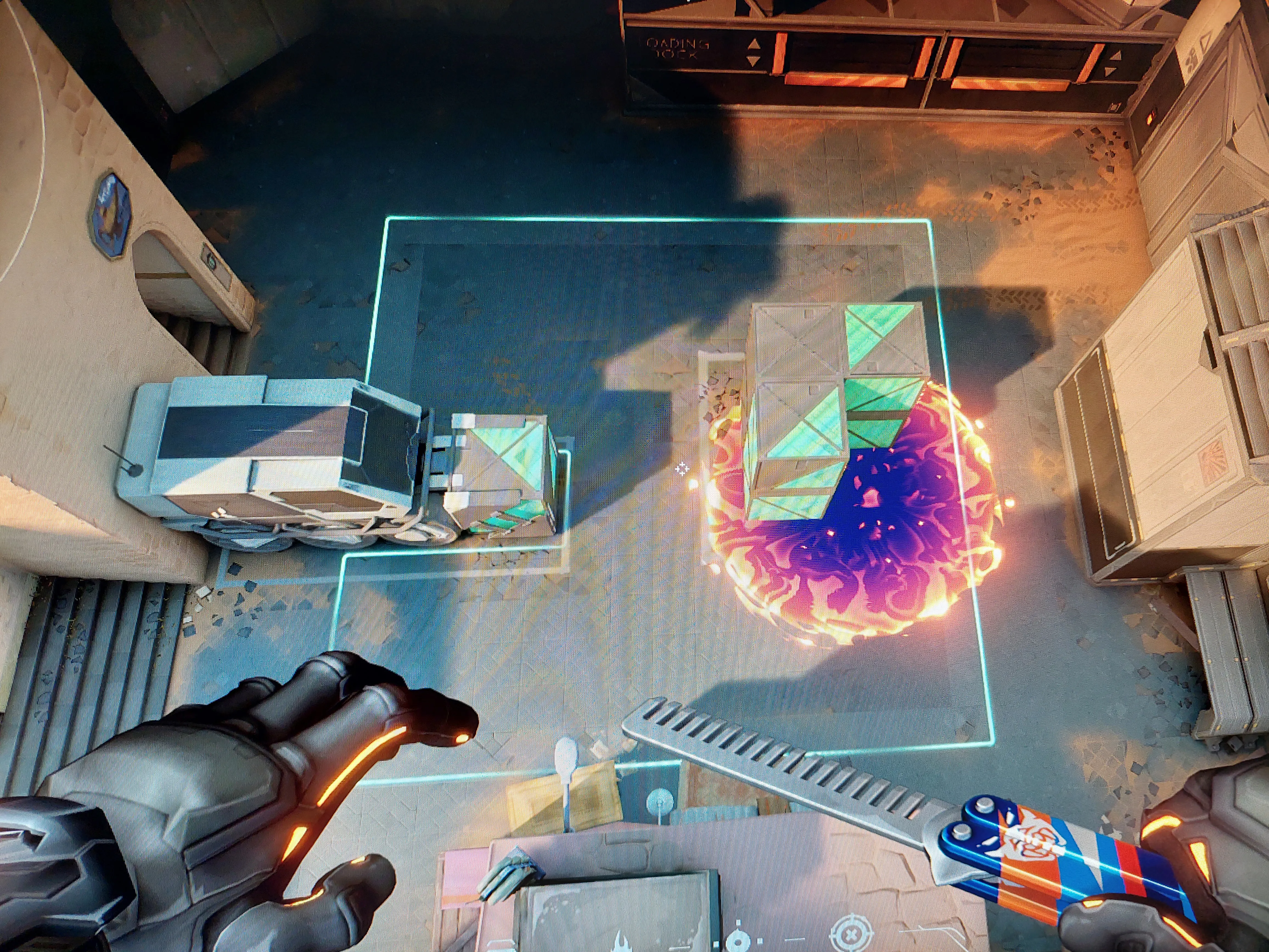 Brimstone Incendiary on Bind Attack Site A — step 3 of 3: Result