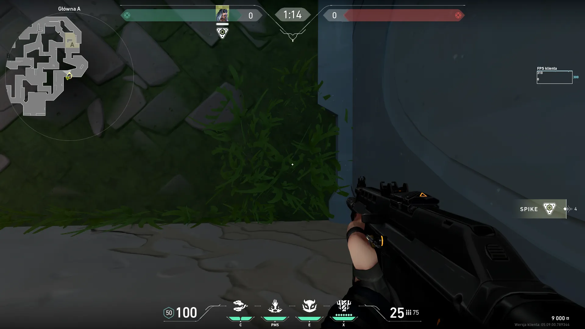 Fade Haunt on Pearl Attack Site A — step 2 of 5: Aim — line up the shot