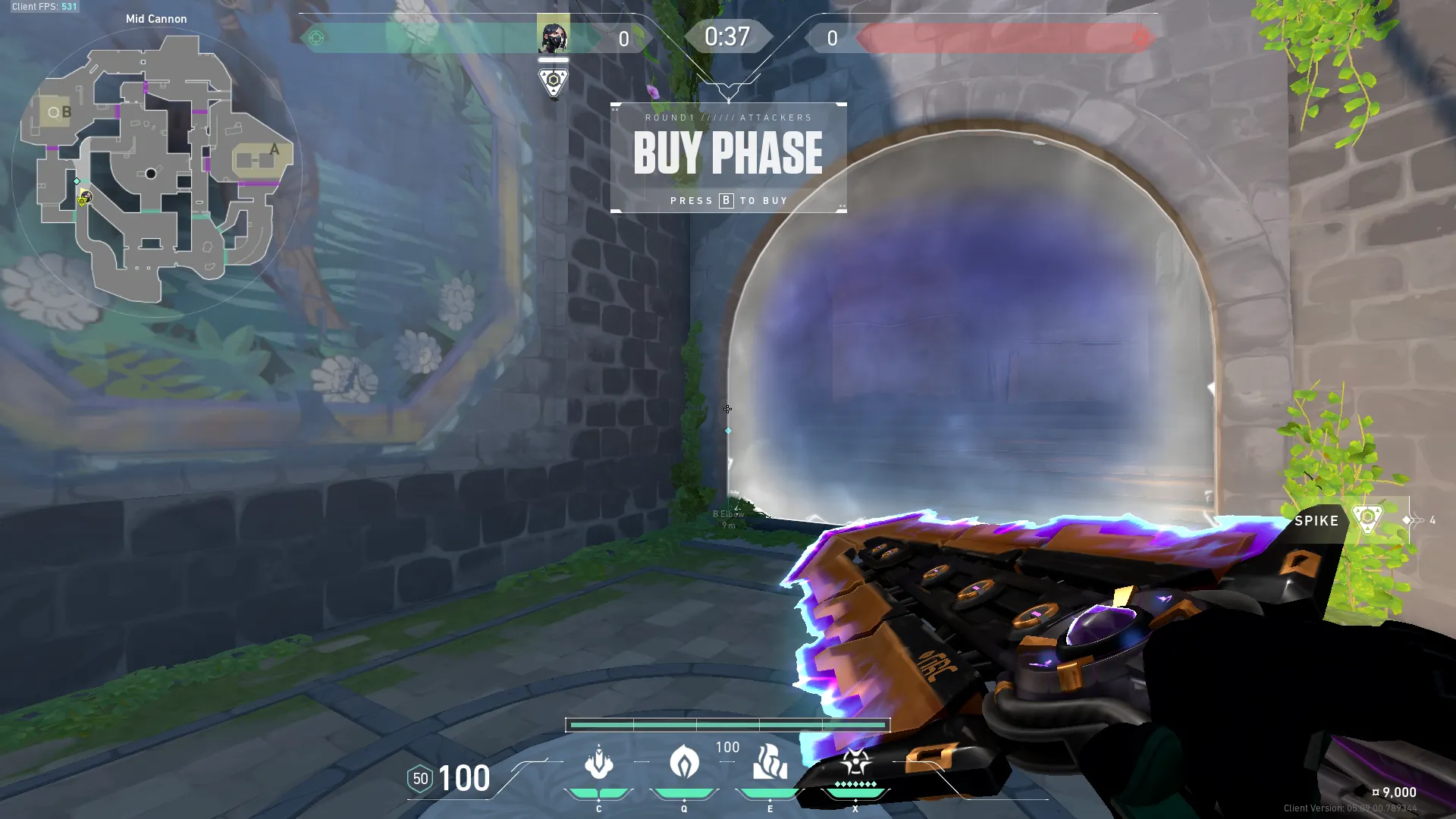 Viper Toxic Screen on Breeze Attack Site B — step 1 of 3: Position — where to stand